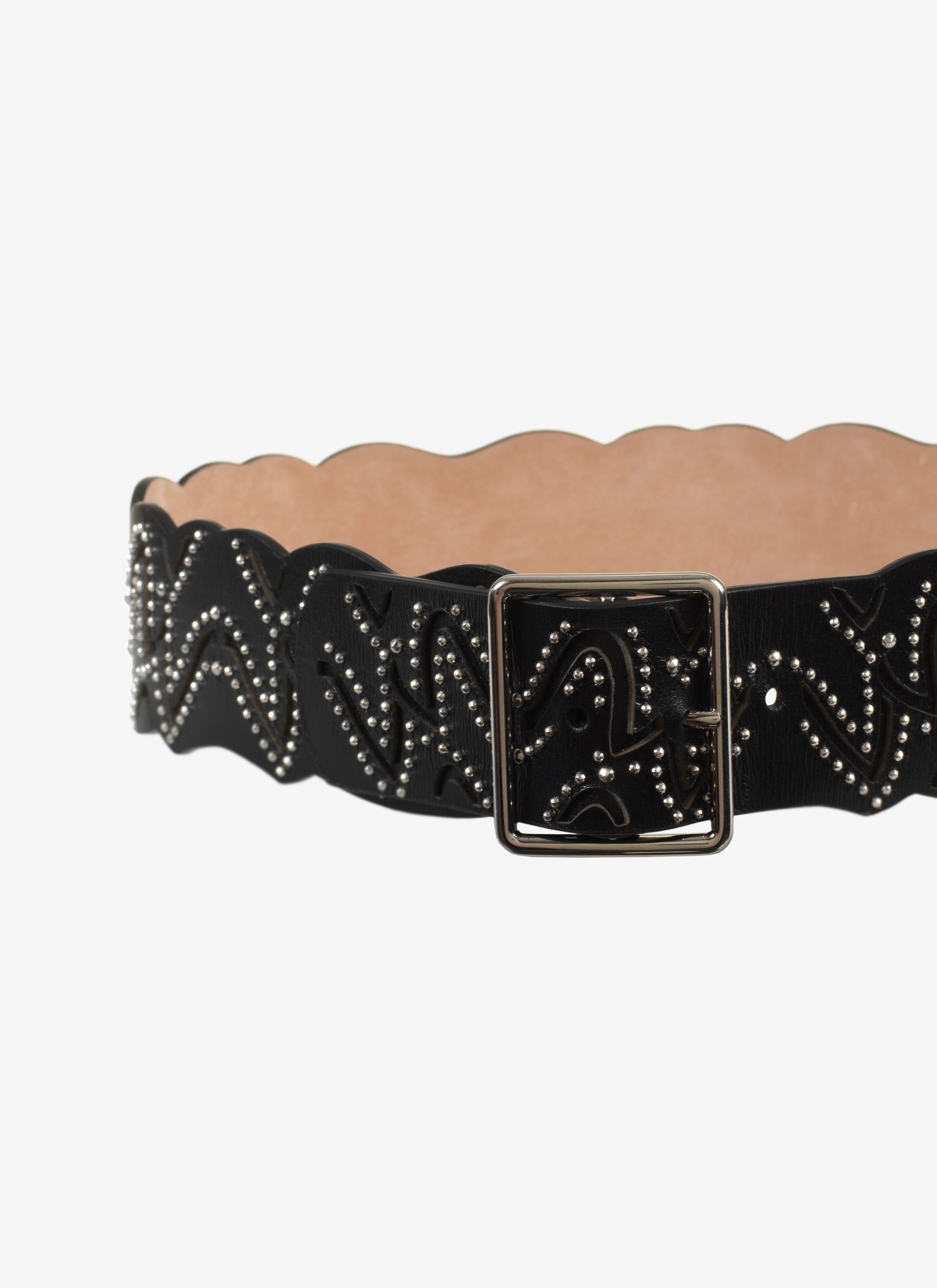 Openwork Calfskin Belt Openwork Calfskin Belt - maison-alaia.com