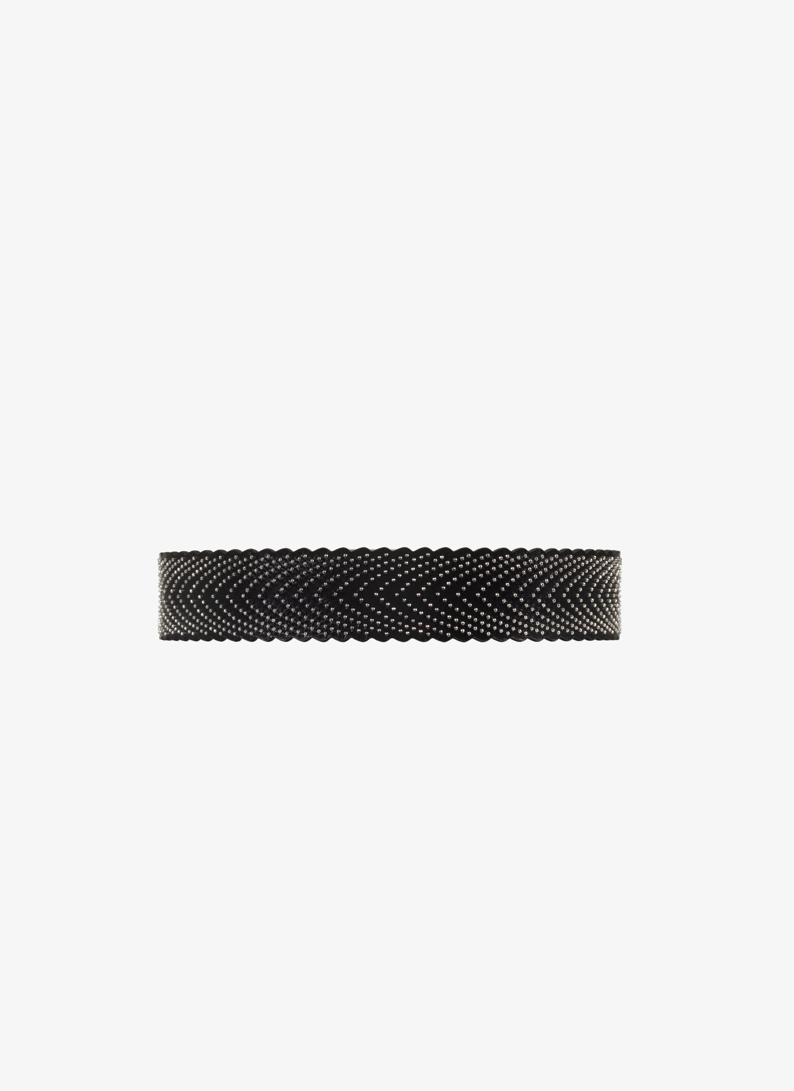 Studded Calfskin Belt Studded Calfskin Belt - maison-alaia.com