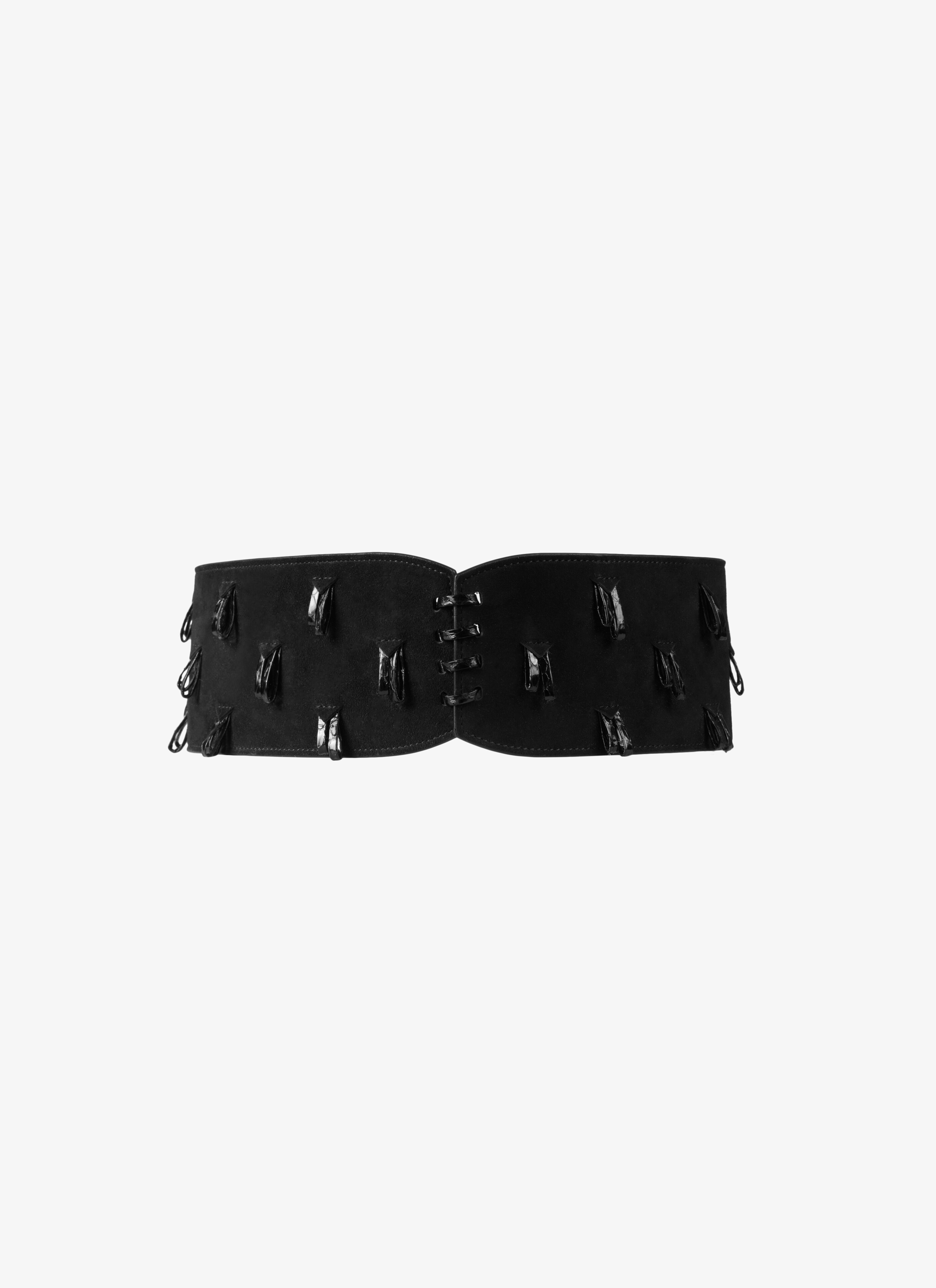 Alaïa Edition 1989 Suede And Watersnake Belt Alaïa Edition 1989 Suede And Watersnake Belt - maison-alaia.com