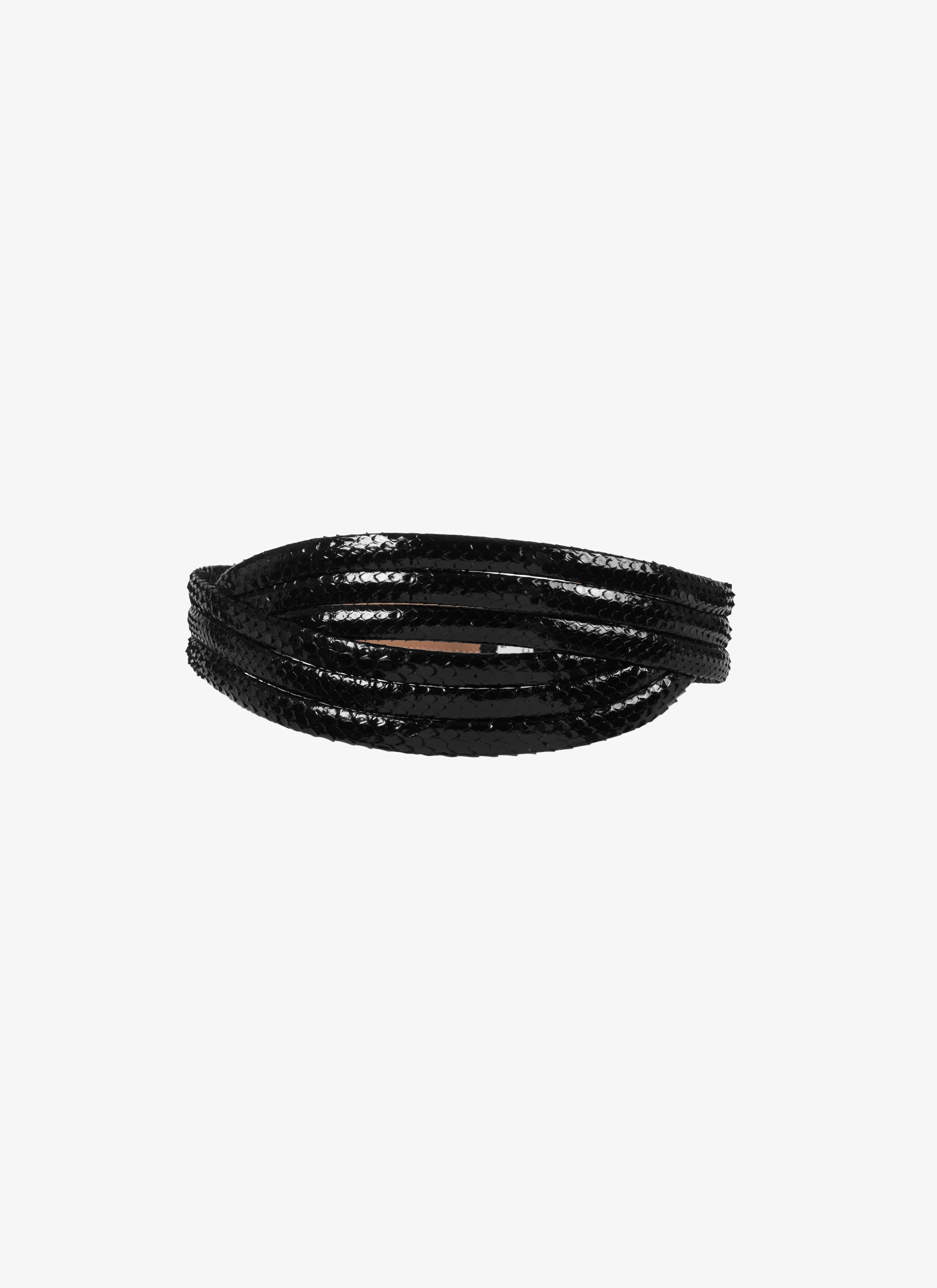 Python Three-Band Belt Python Three-Band Belt - maison-alaia.com