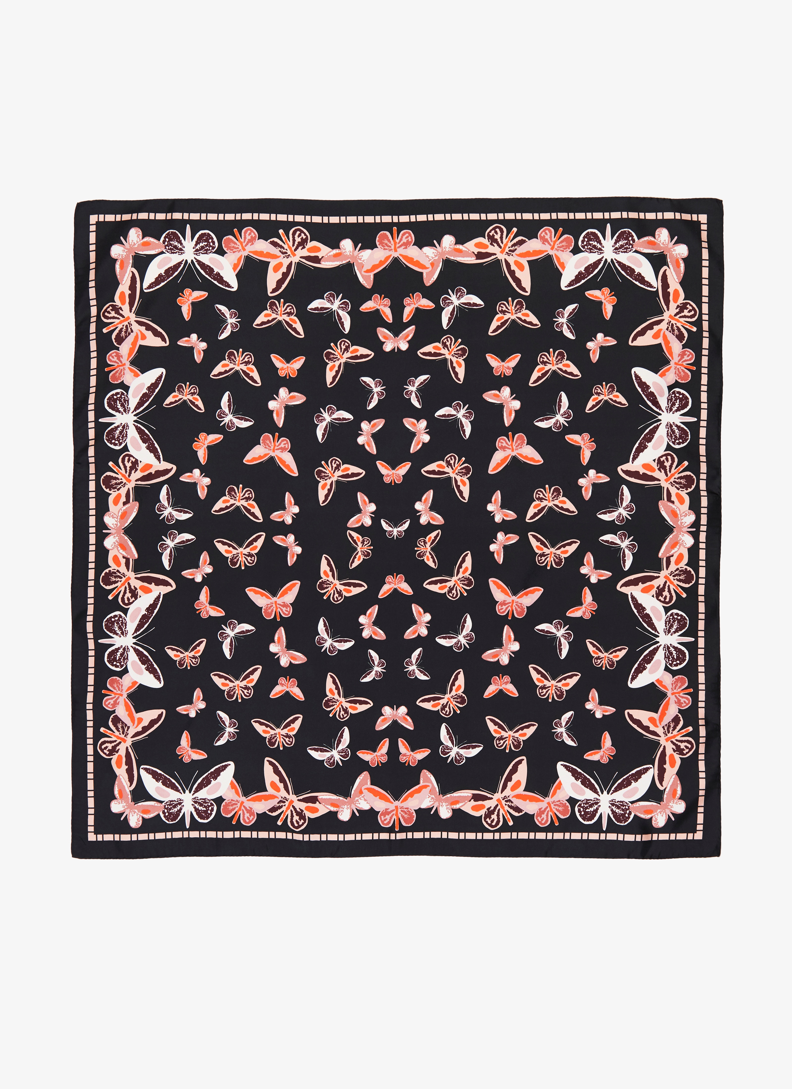 ALAÏA MULTICOLOR SILK BUTTERFLY SCARF