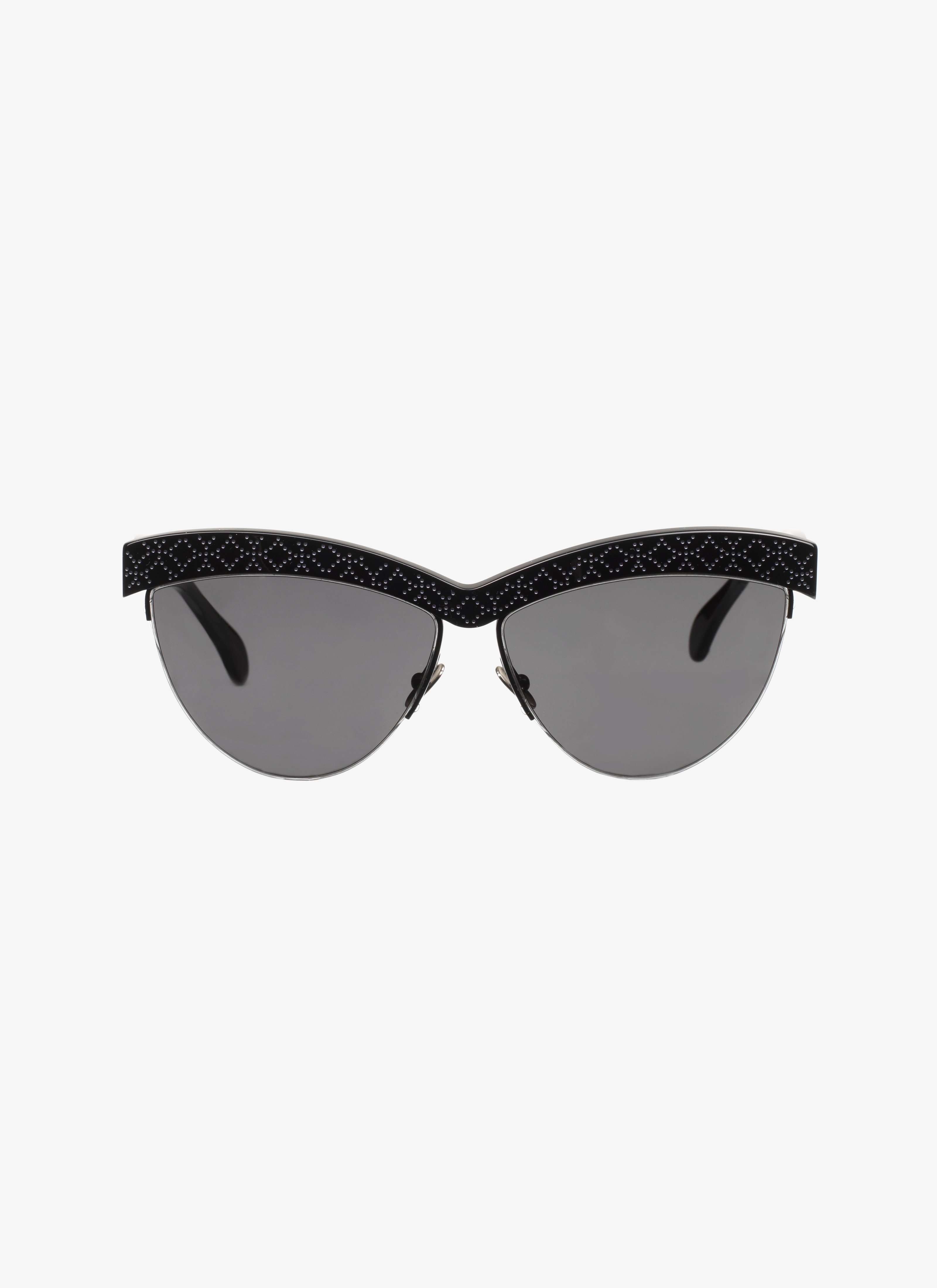 ALAÏA BLACK-BLACK-GRAY  GLASSES LUNETTES GREY/BLACK