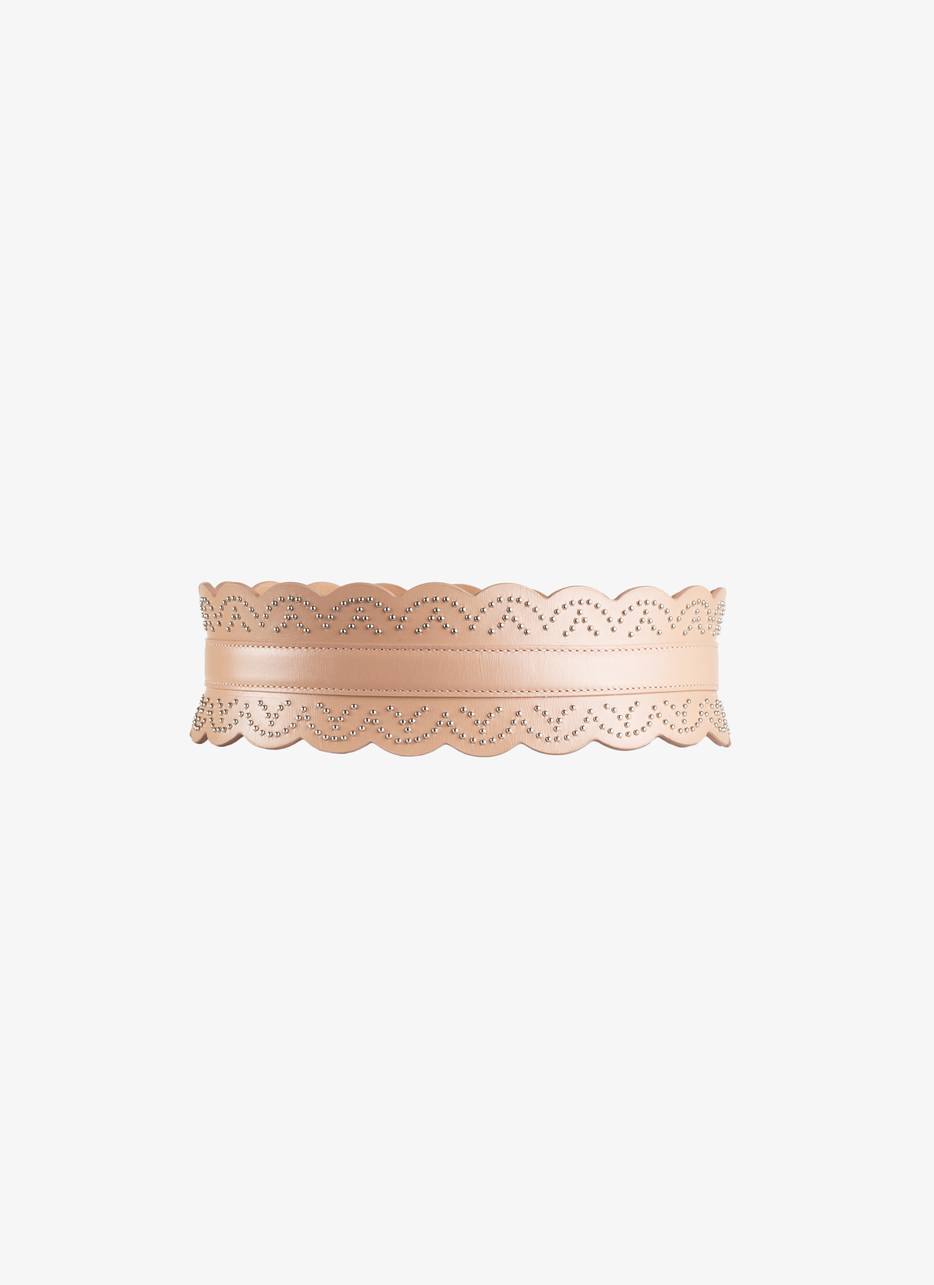 Arabesque Calfskin Corset Belt Arabesque Calfskin Corset Belt - maison-alaia.com