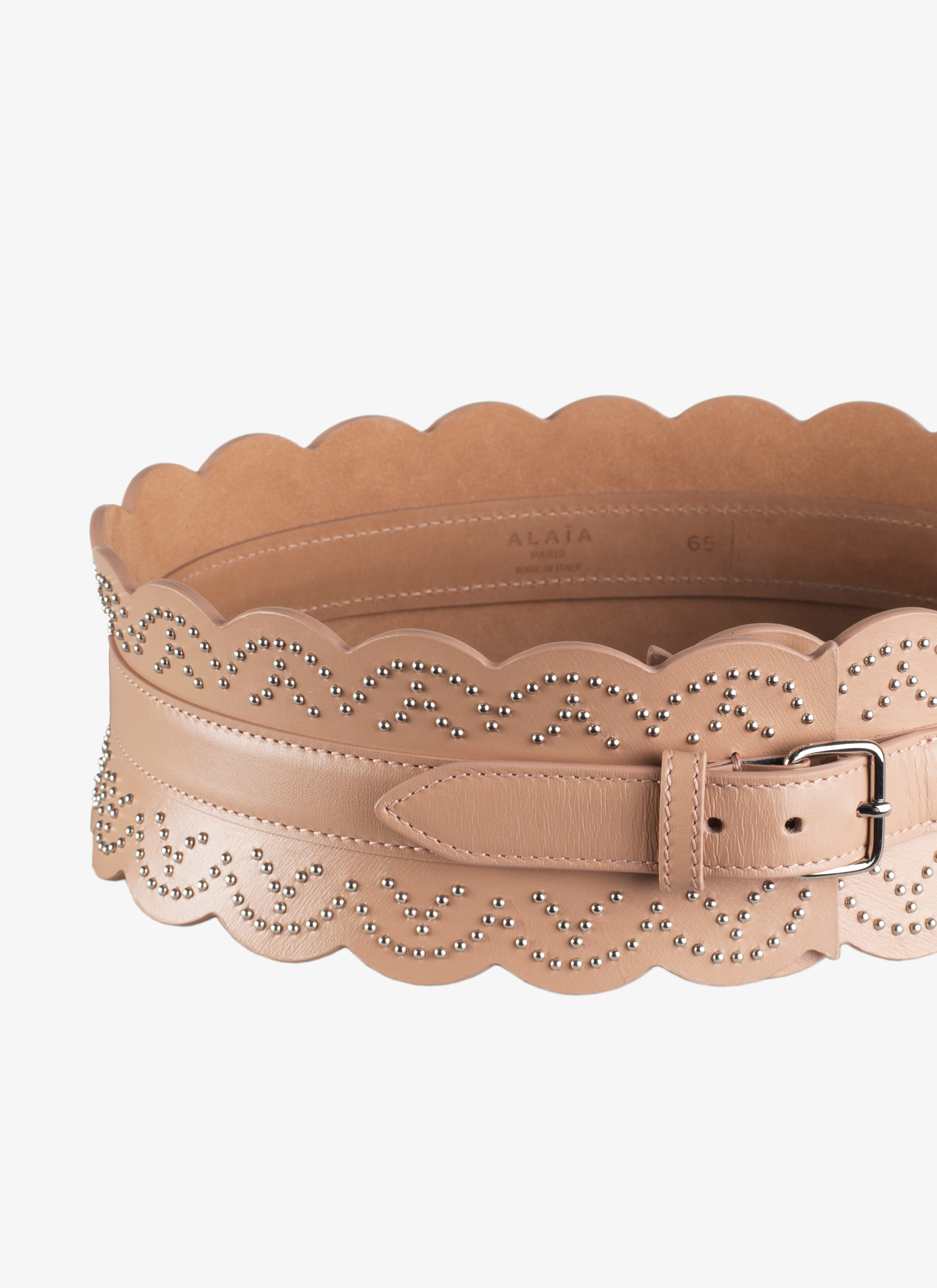 Arabesque Calfskin Corset Belt Arabesque Calfskin Corset Belt - maison-alaia.com