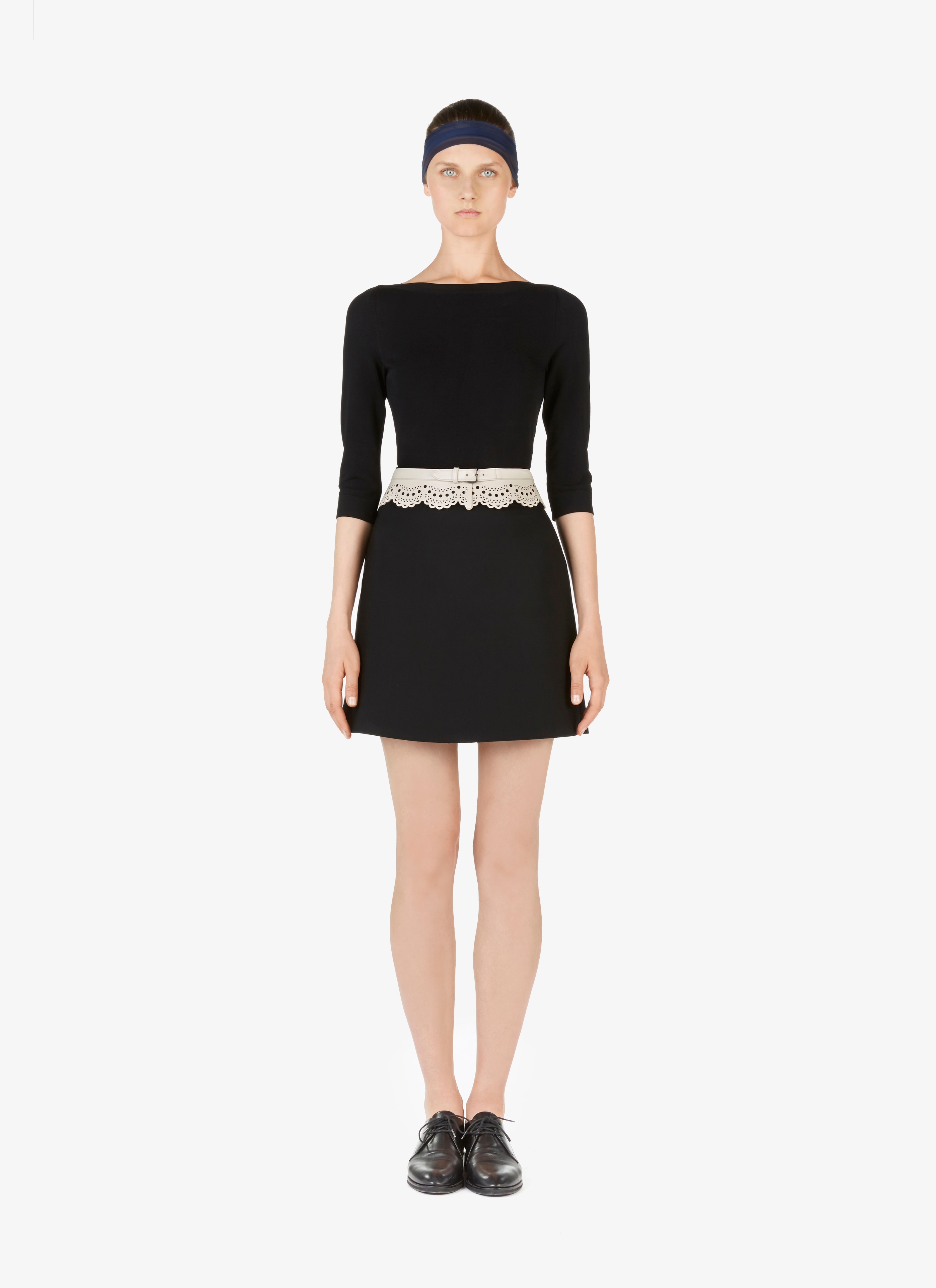 Laser-Cut Calfskin Corset Belt Laser-Cut Calfskin Corset Belt - maison-alaia.com