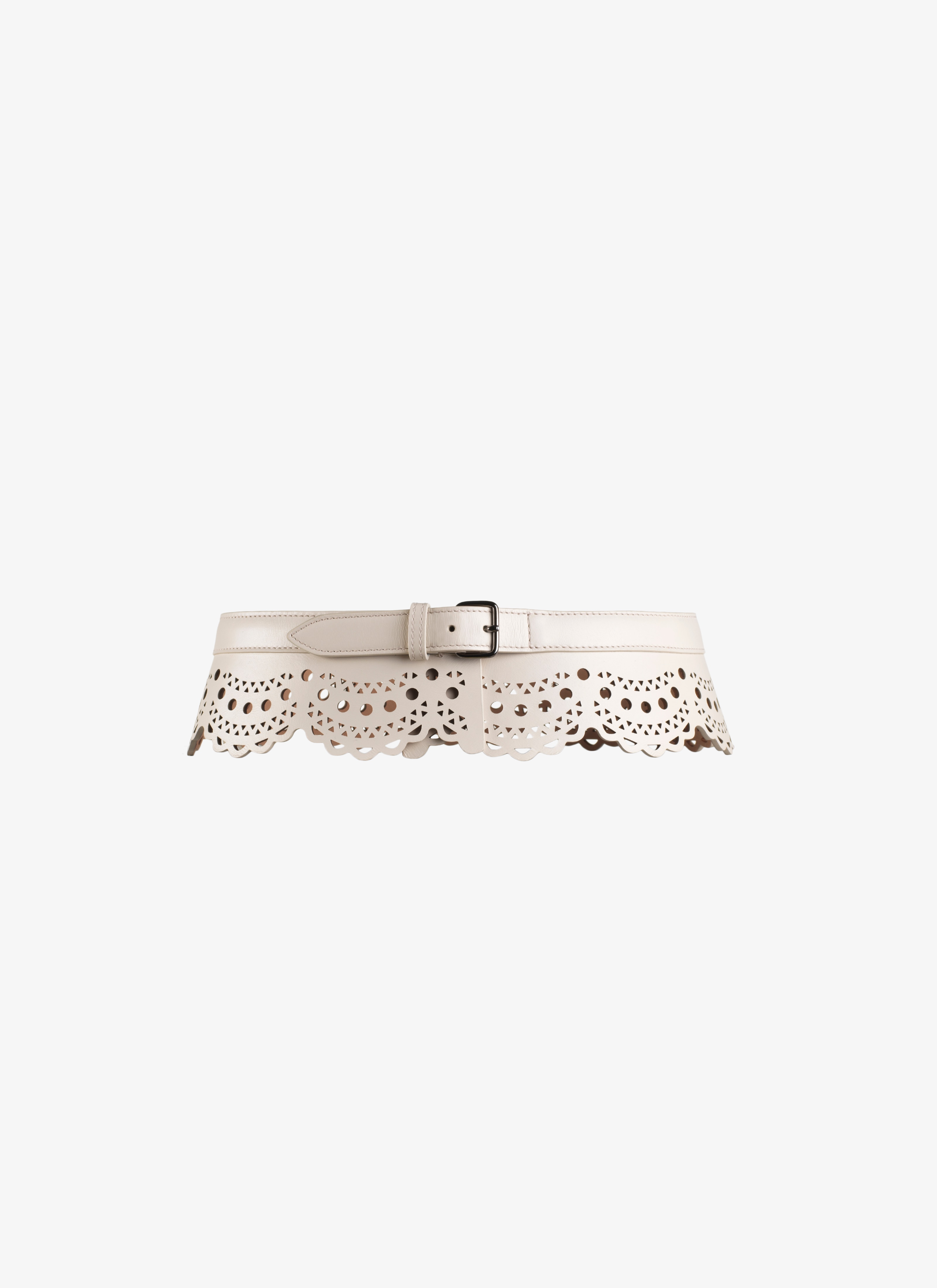 ALAÏA BEIGE CEINTURE CORSET C.LUX MINI VIENNE VAGUE CORDE