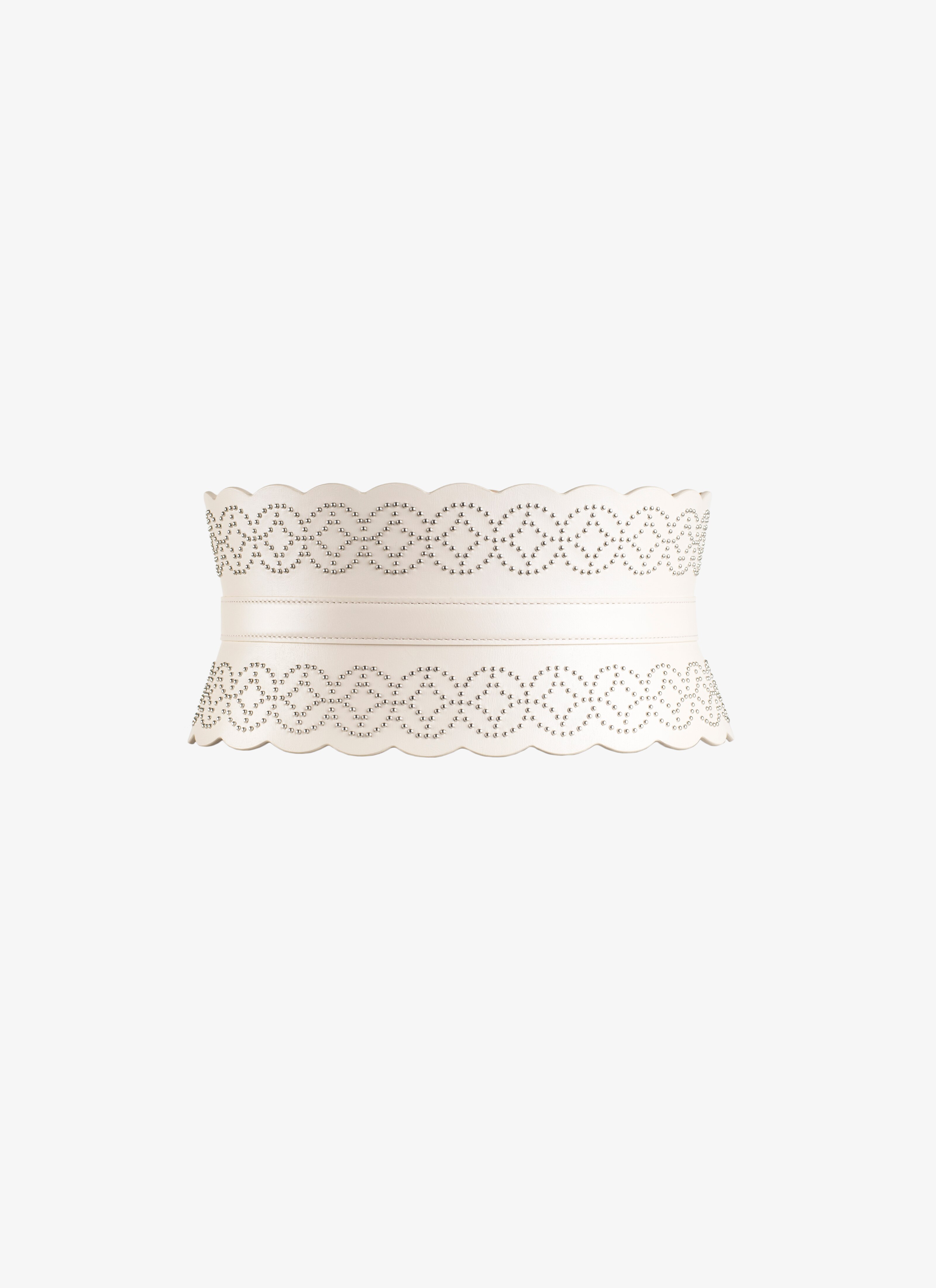 Arabesque Calfskin Corset Belt Arabesque Calfskin Corset Belt - maison-alaia.com