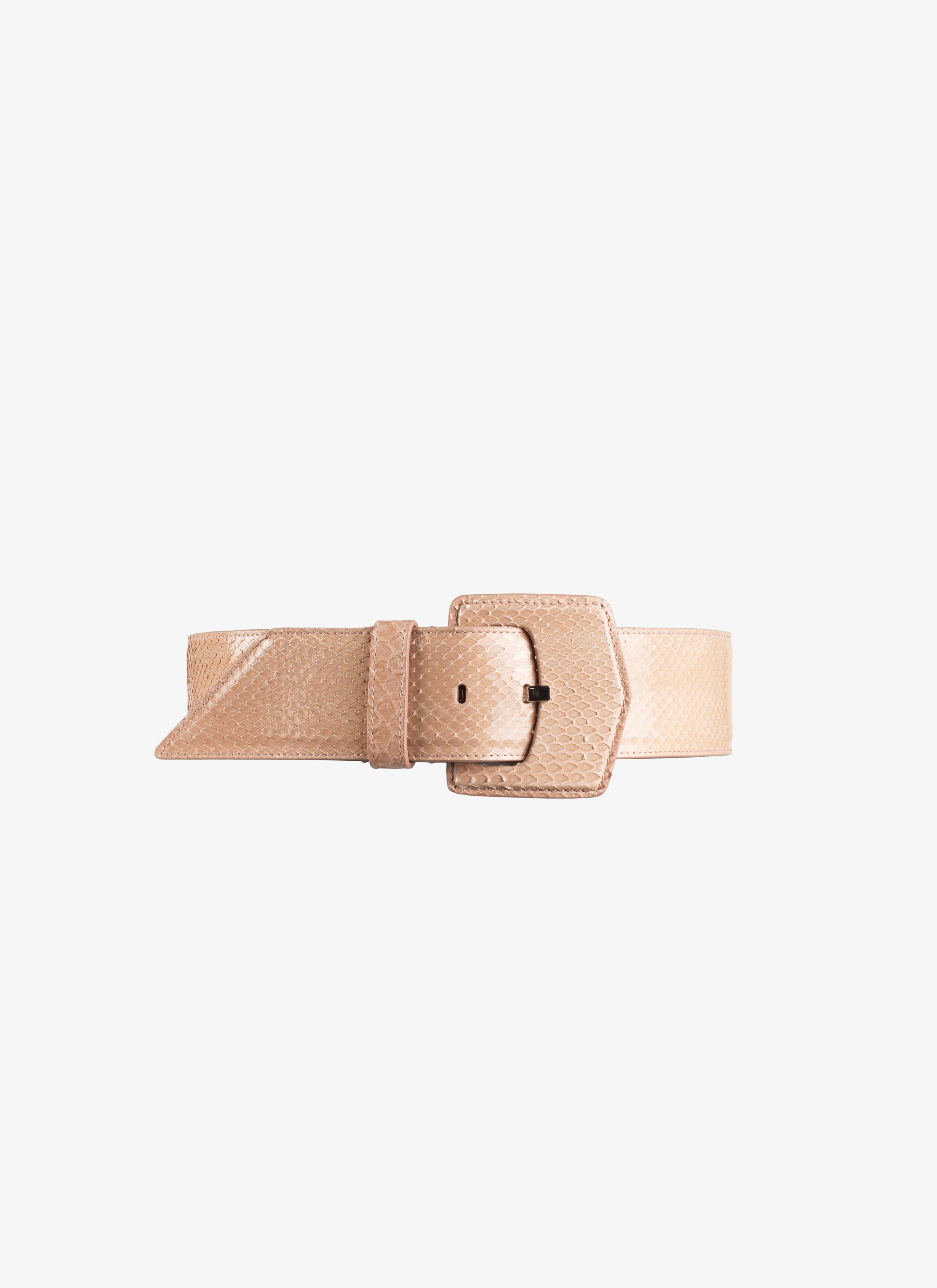 ALAÏA SANDY PYTHON BELT