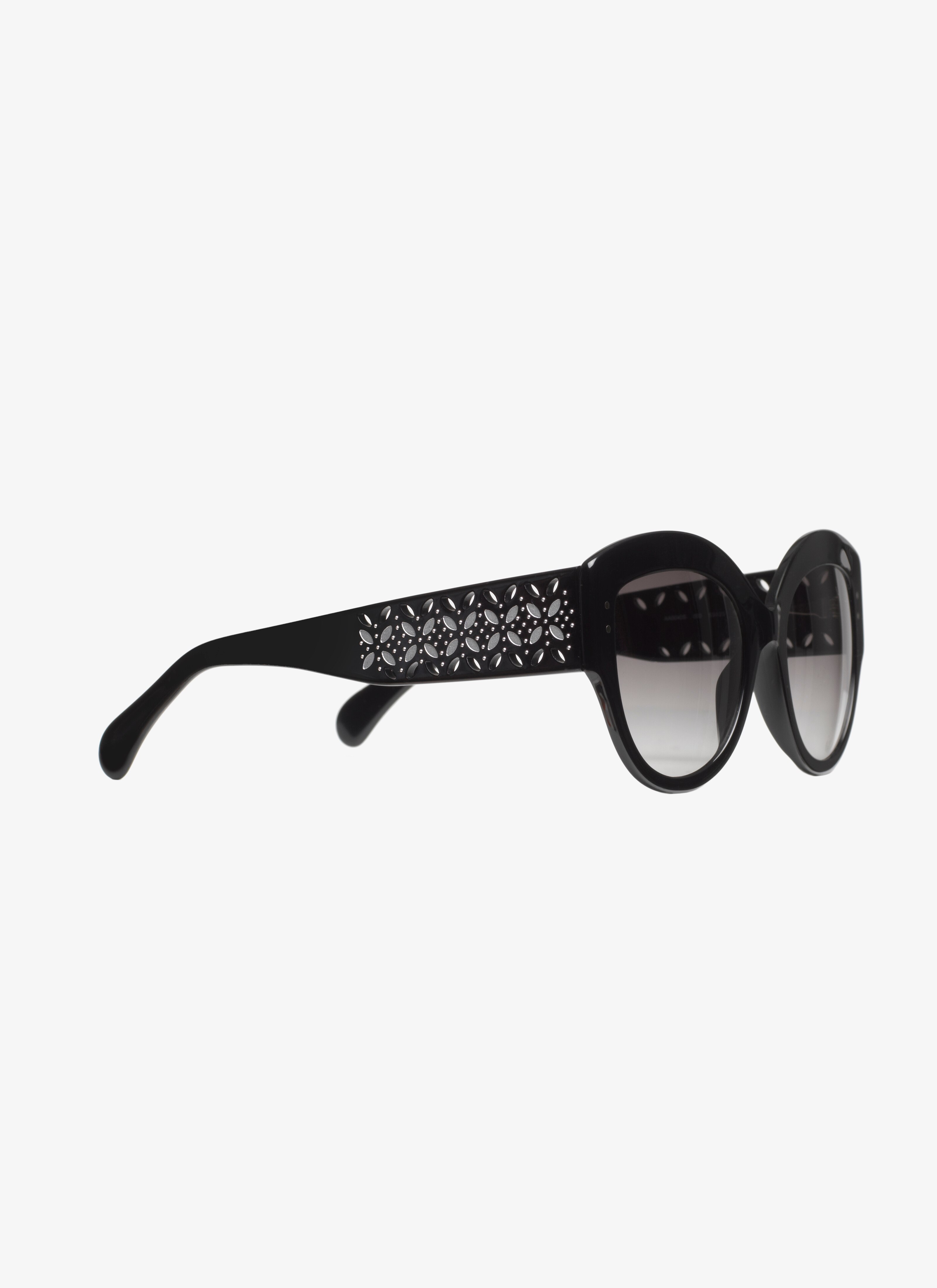 ALAÏA BLACK-BLACK-GRAY SUNGLASSES