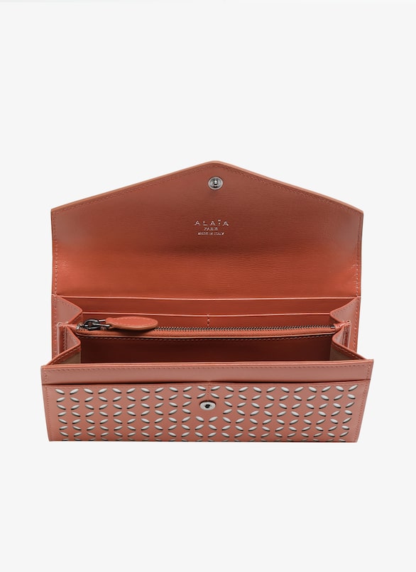 Wallet ALAÏA CARAMEL/WHITE WALLET