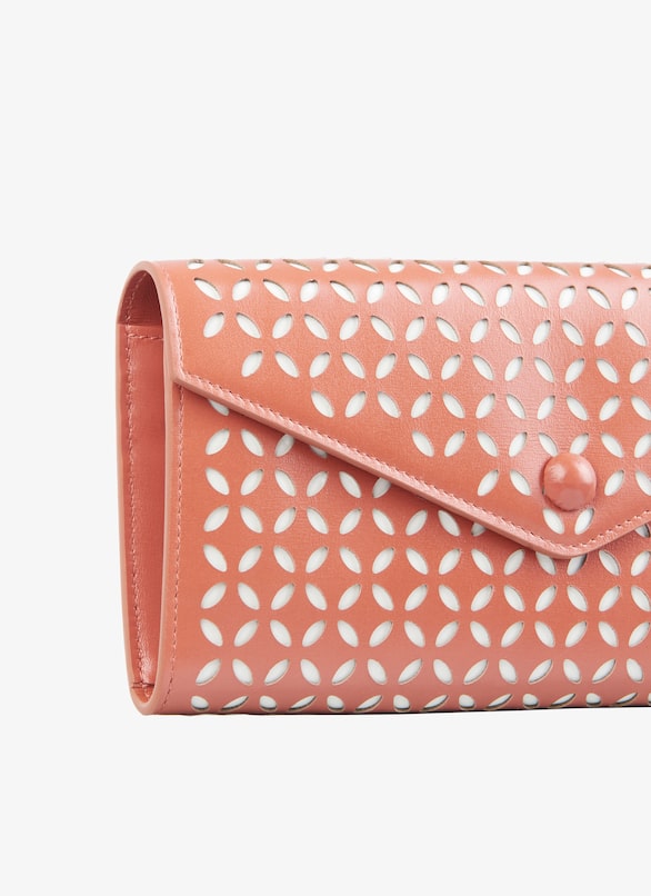 Wallet ALAÏA CARAMEL/WHITE WALLET