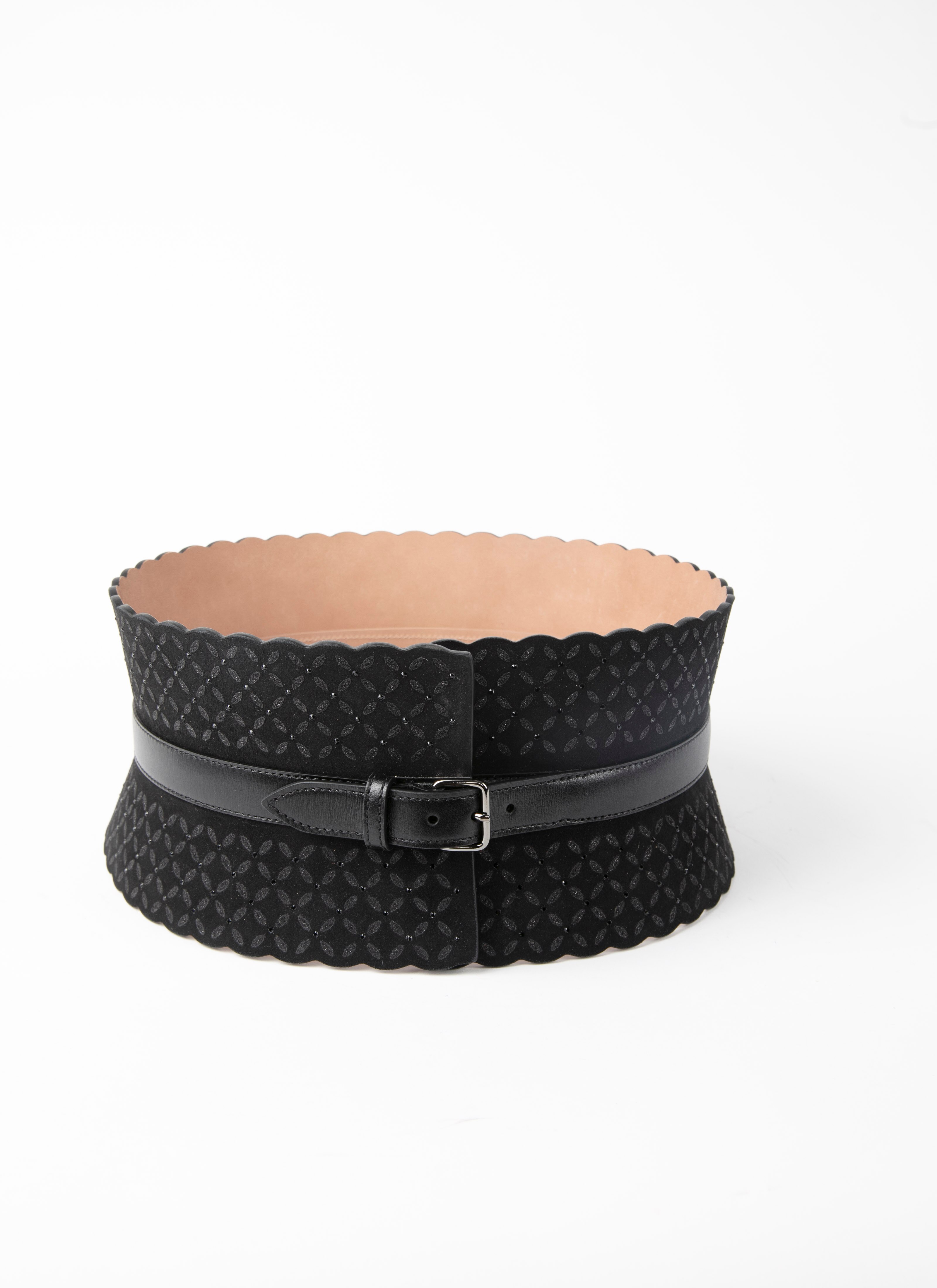 ALAÏA BLACK BELTS