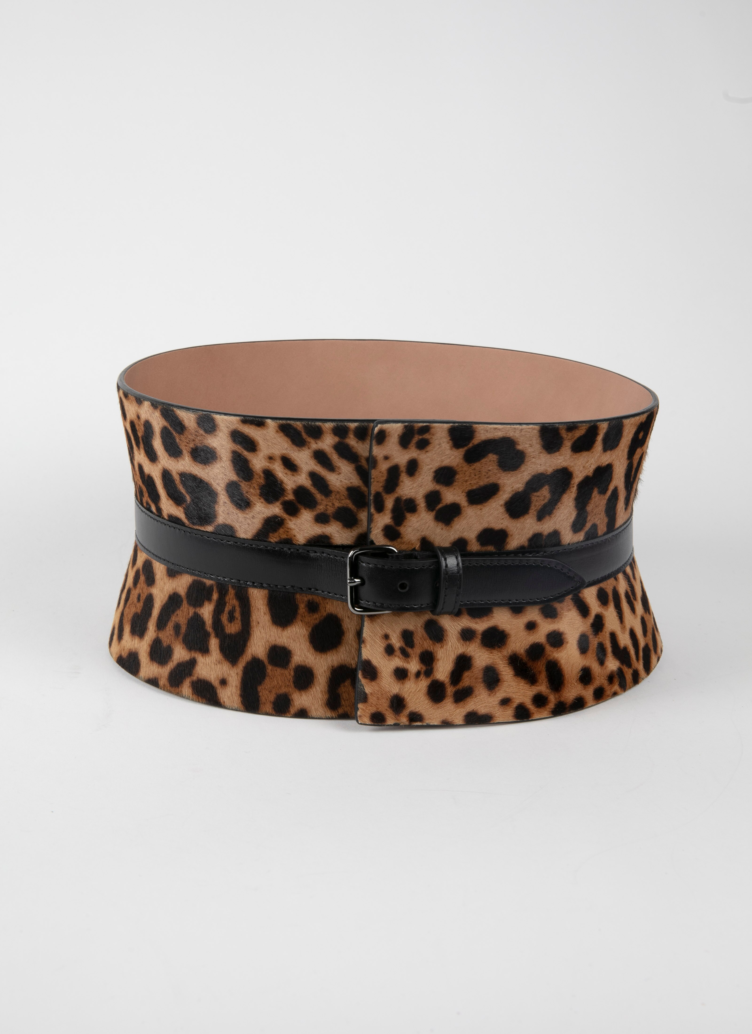 ALAÏA BRONZE/BLACK BELTS