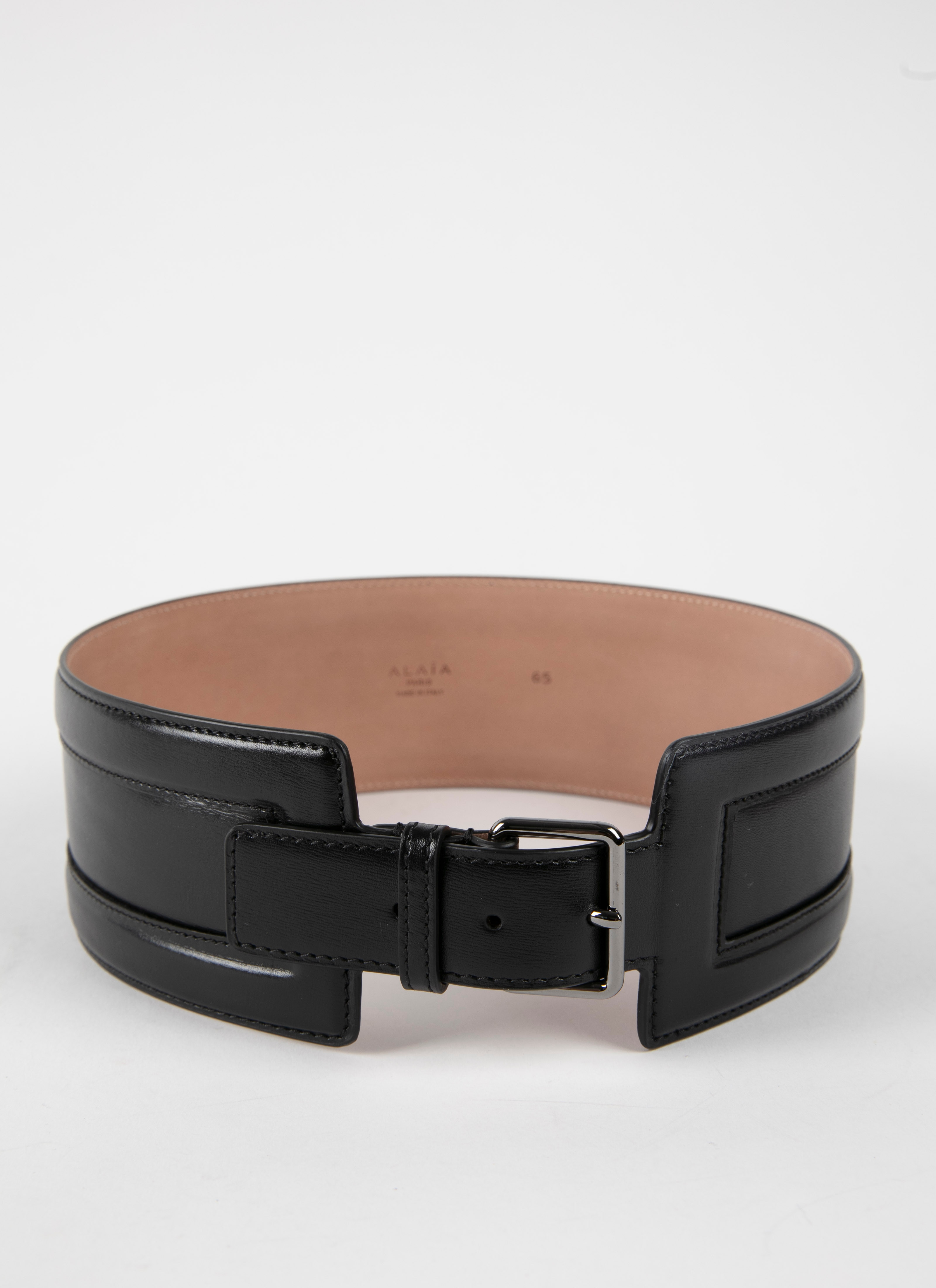 ALAÏA BLACK BELTS
