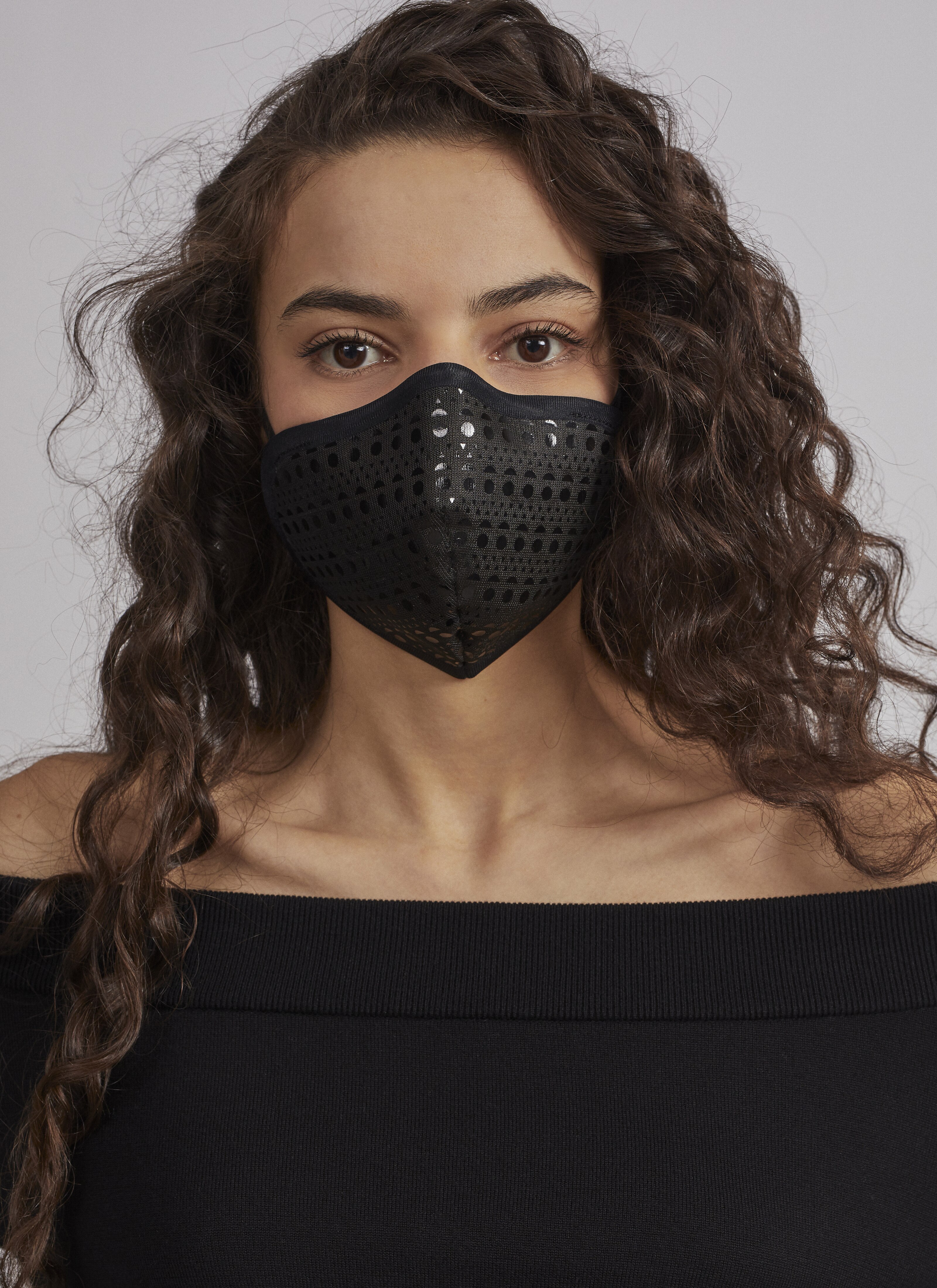 ALAÏA BLACK FACEMASK