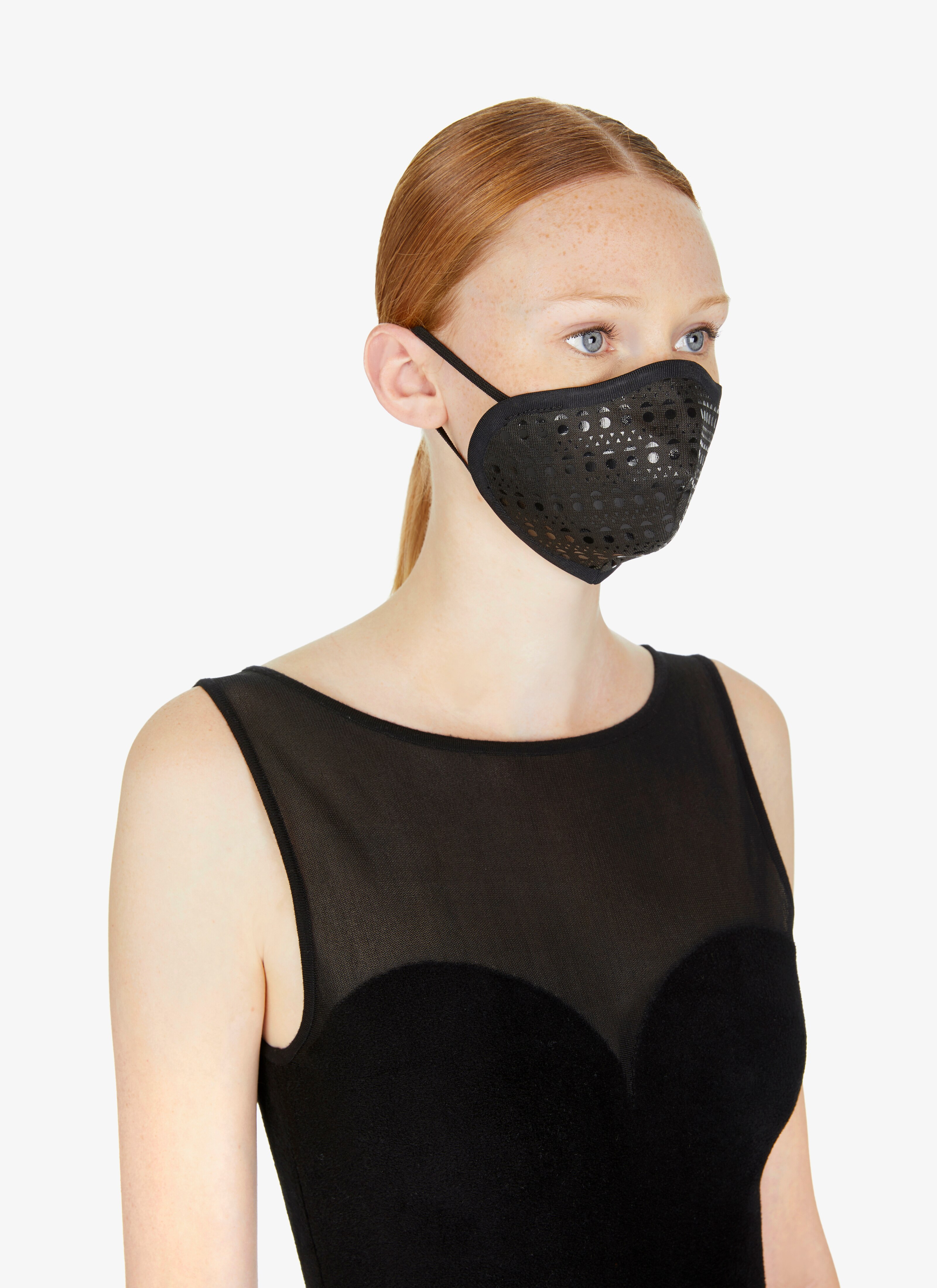 ALAÏA BLACK FACEMASK