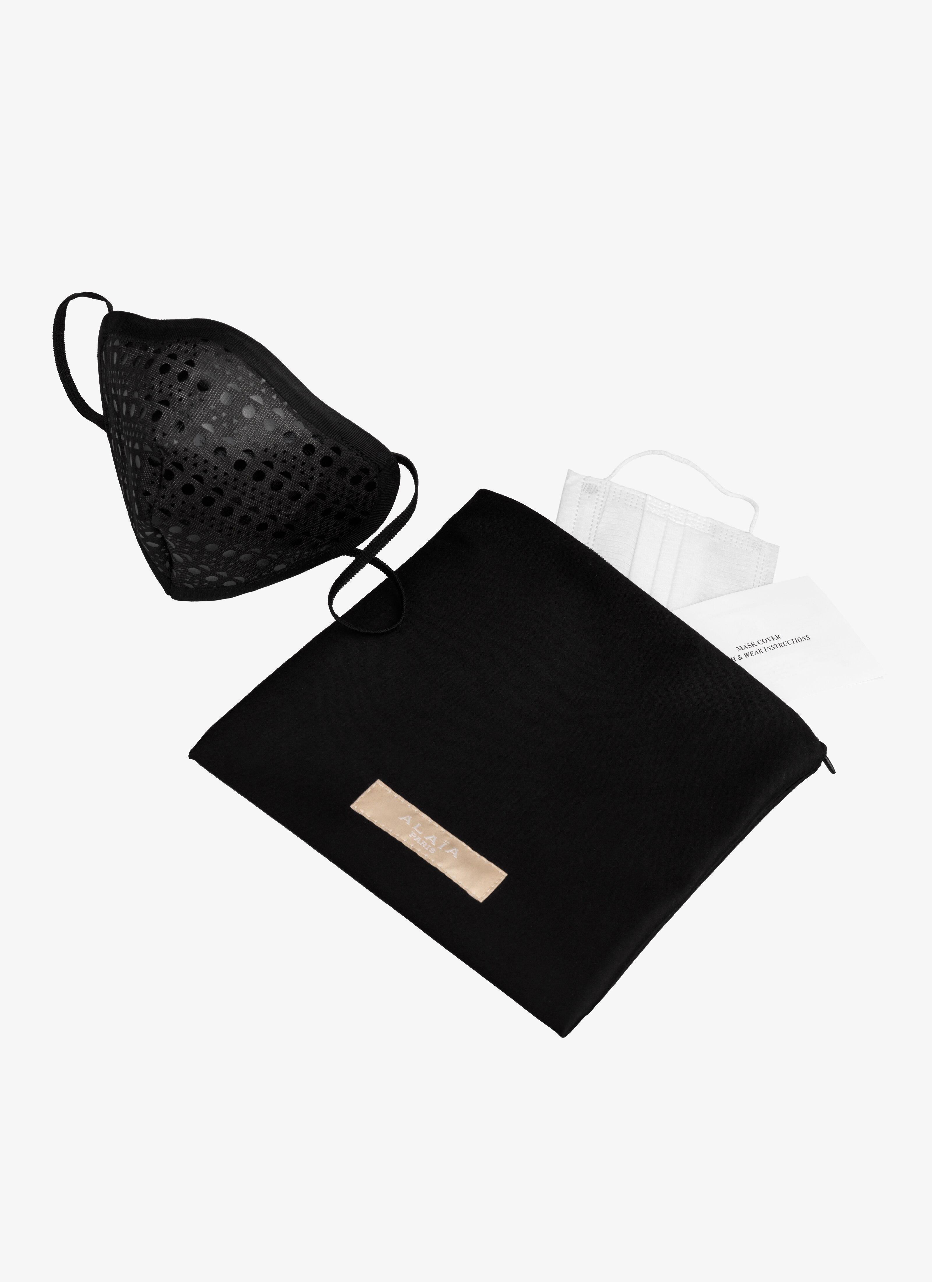 ALAÏA BLACK FACEMASK
