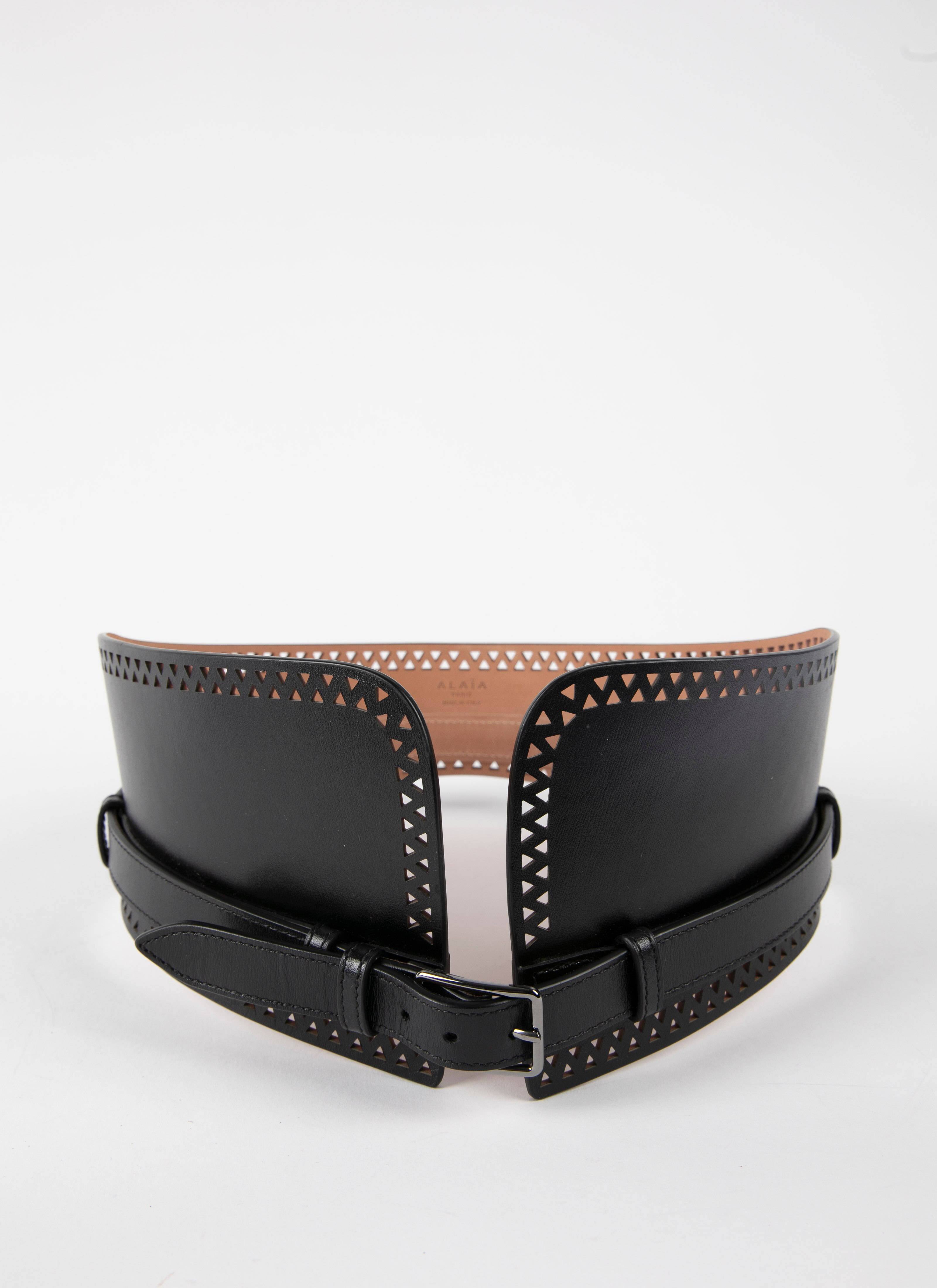 ALAÏA BLACK BELTS