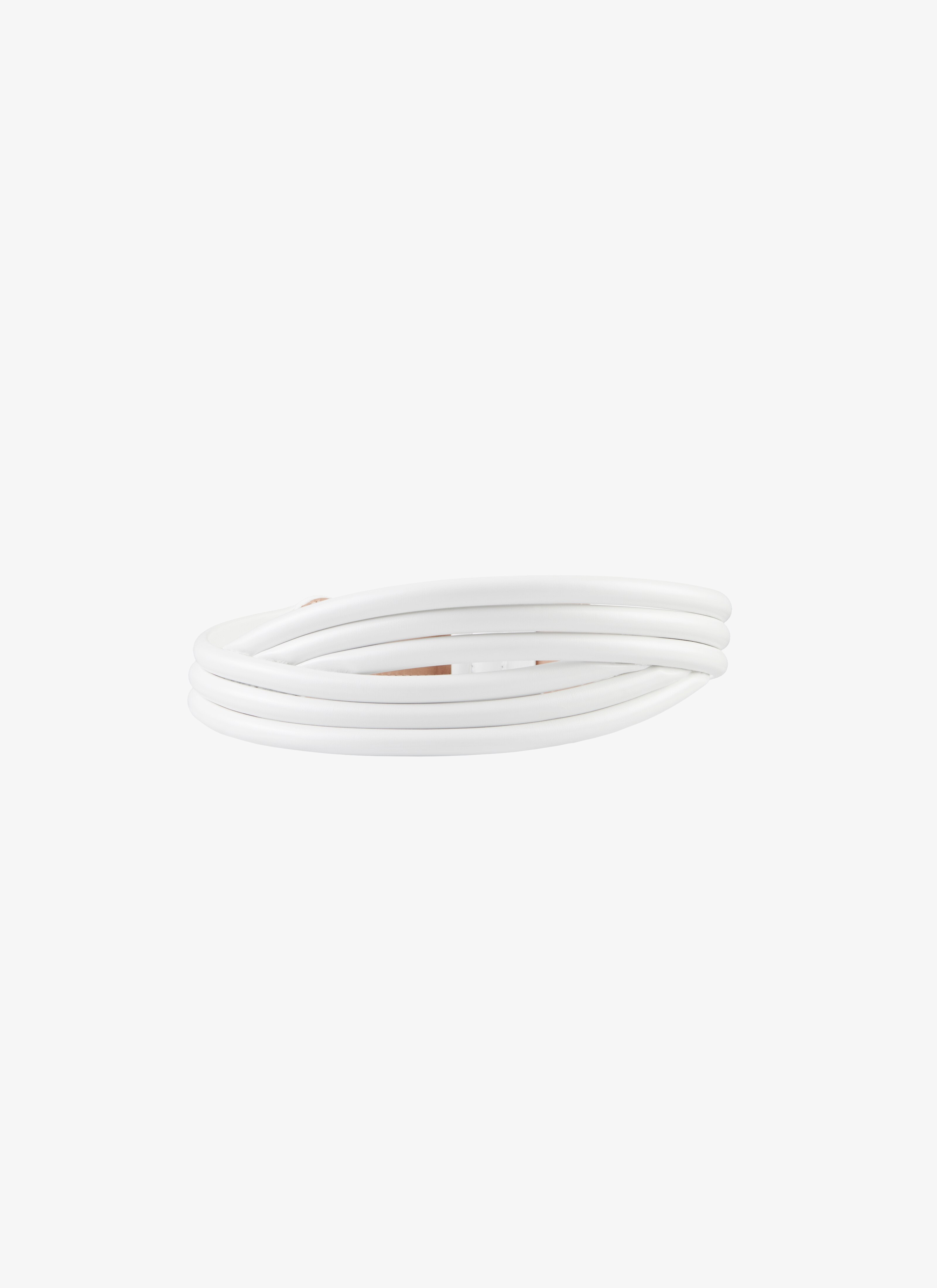 ALAÏA OPTIC WHITE BELTS