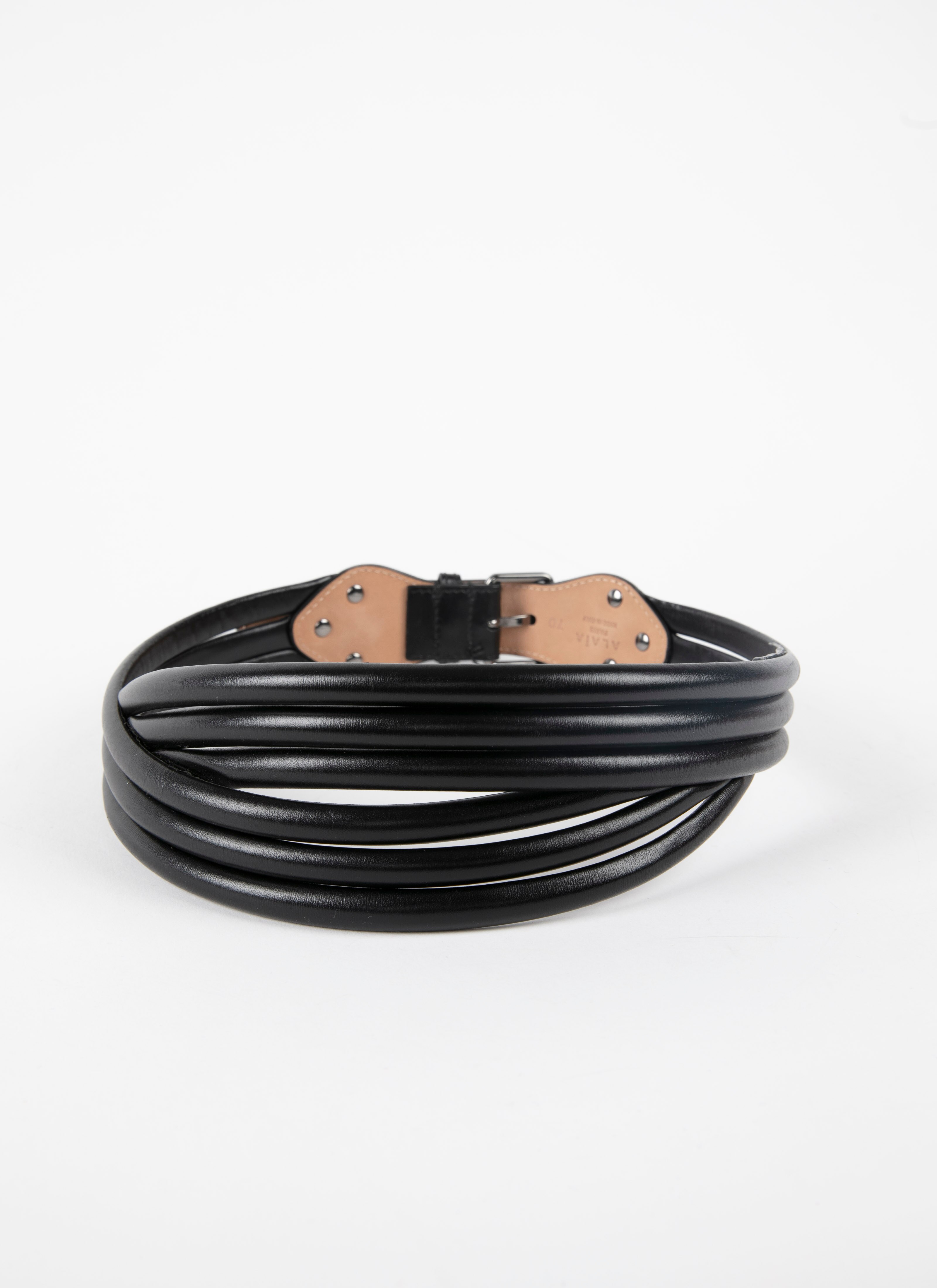 ALAÏA BLACK BELTS