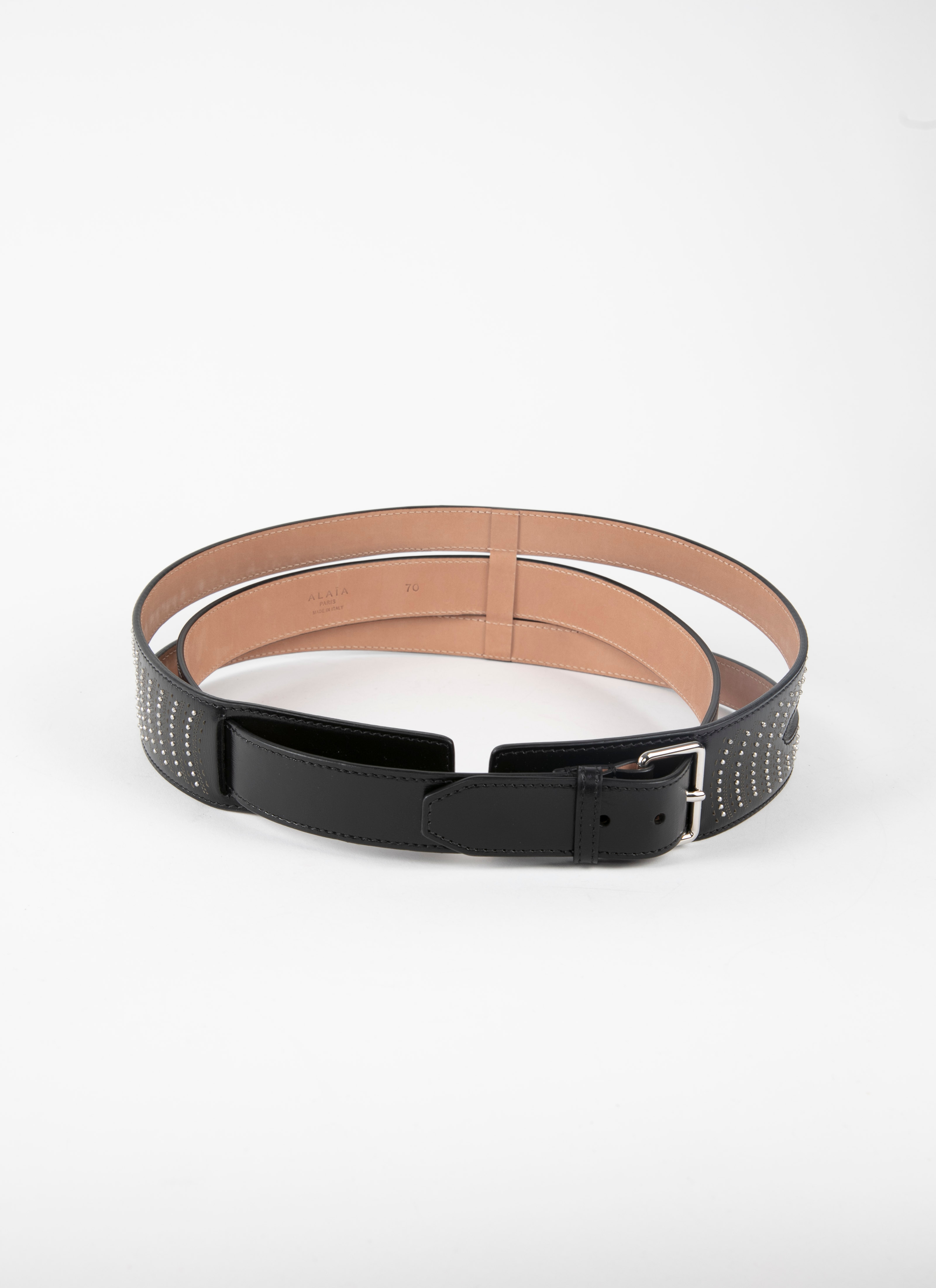 ALAÏA 블랙 BELTS