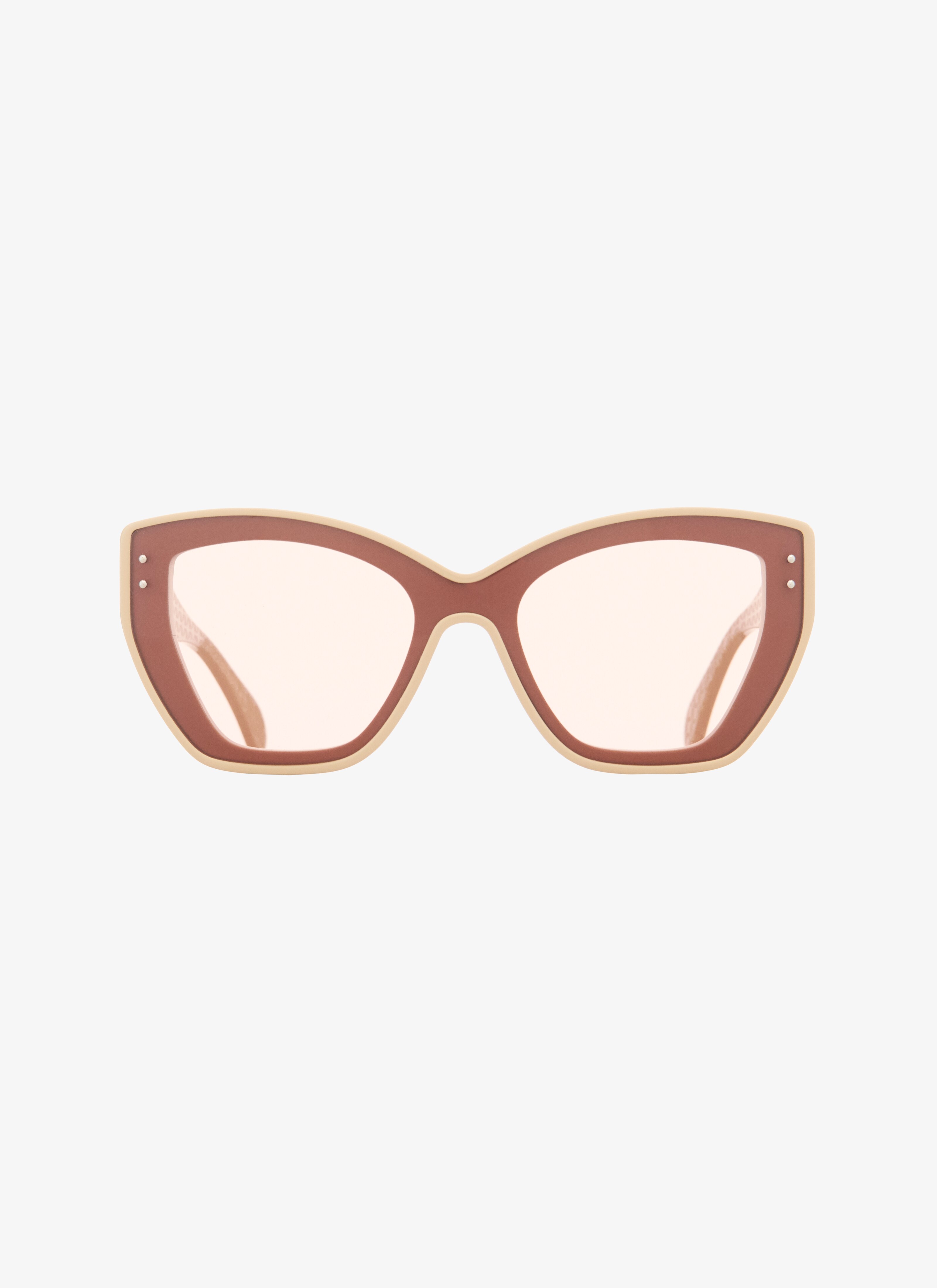 ALAÏA BEIGE/BROWN BEIGE SUNGLASSES