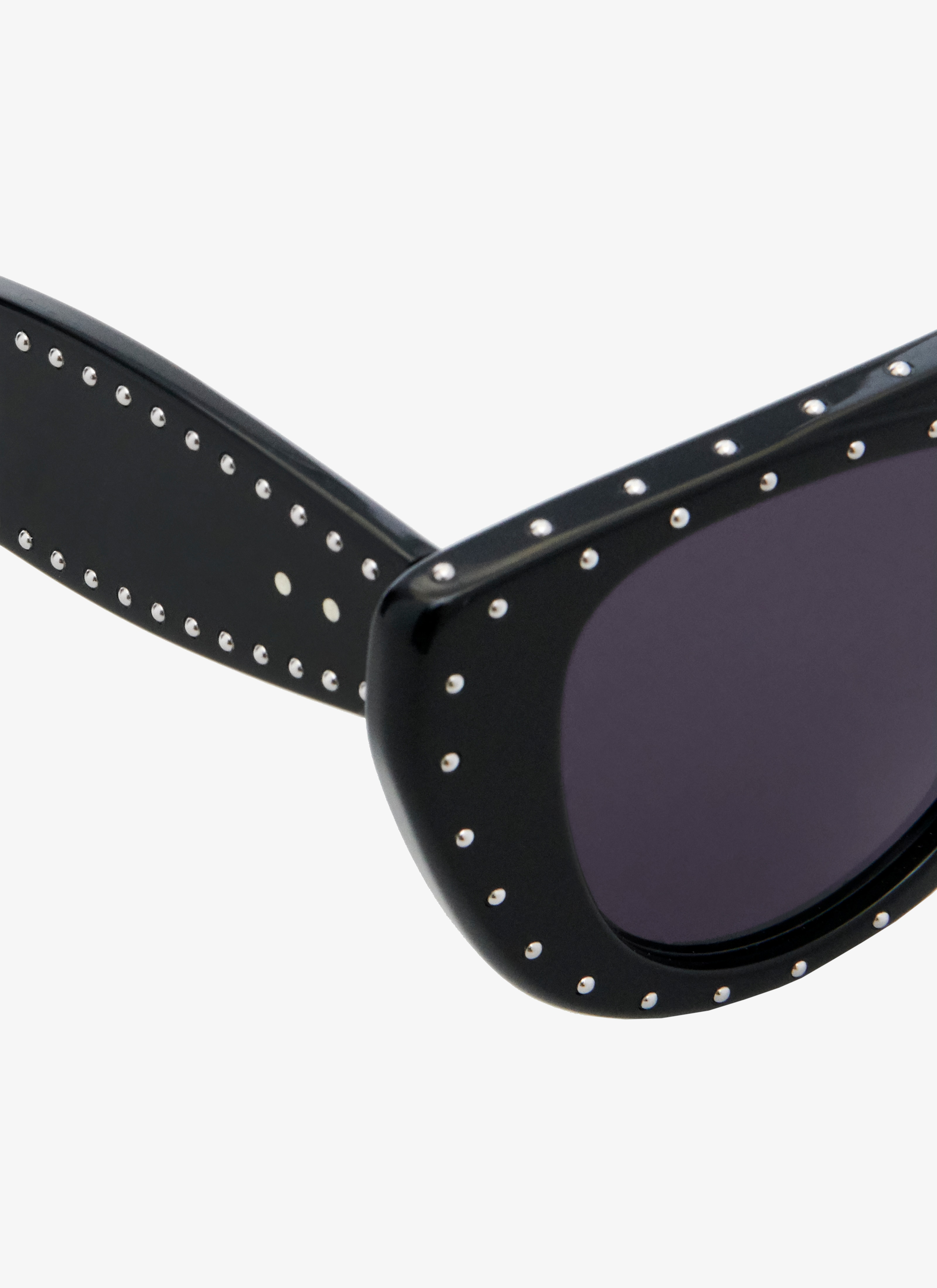 ALAÏA LUNETTES DE SOLEIL NOIRES NOIR-GRIS