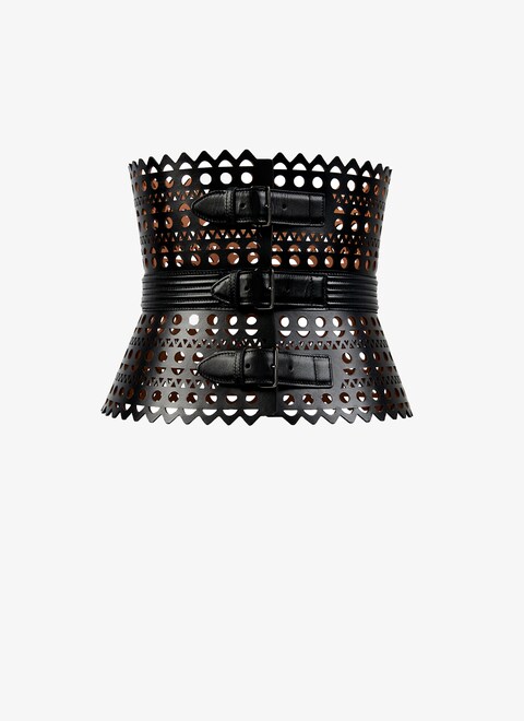 ALAÏA Leather Corset Belts