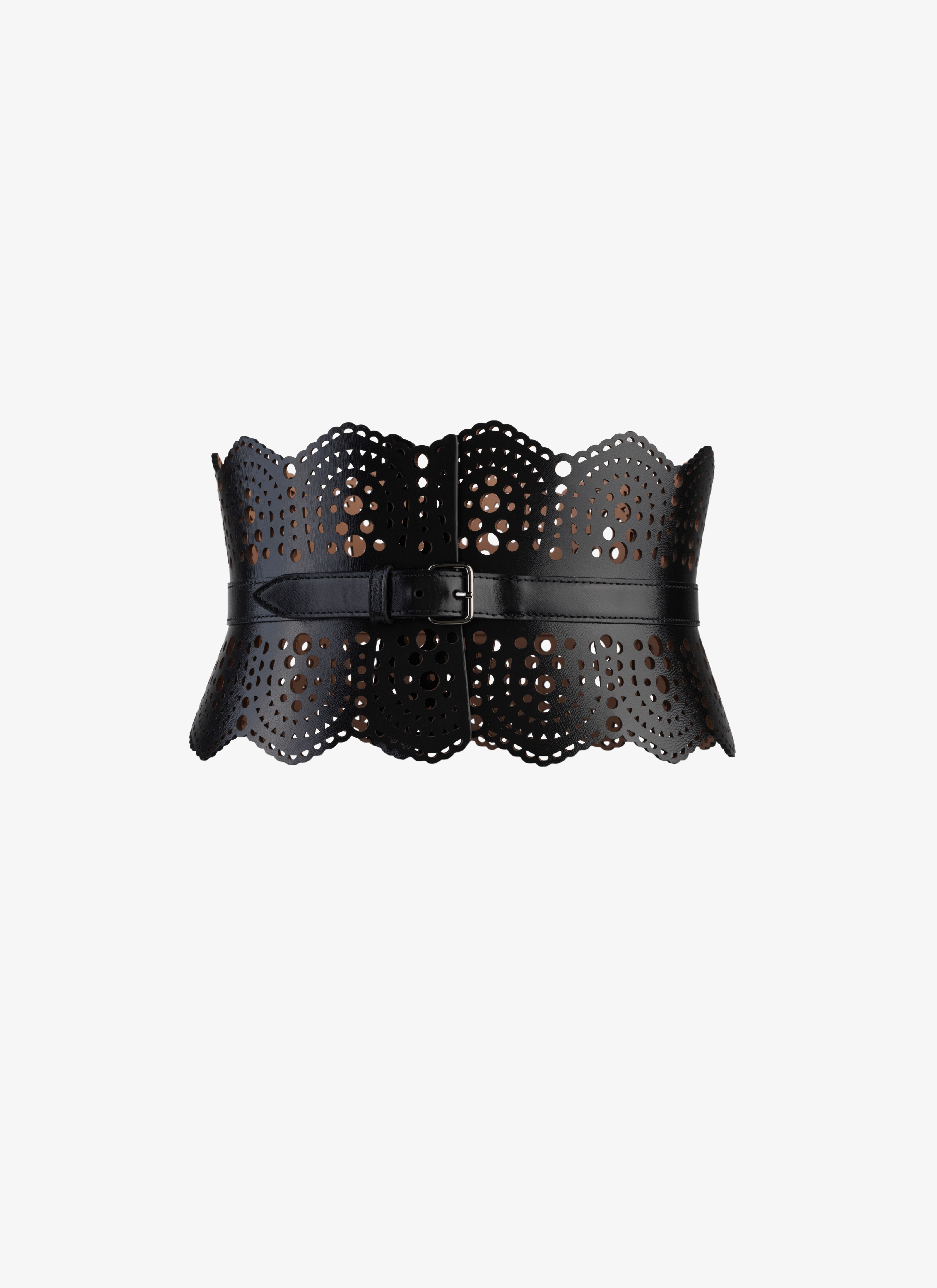 ALAÏA BLACK BELTS