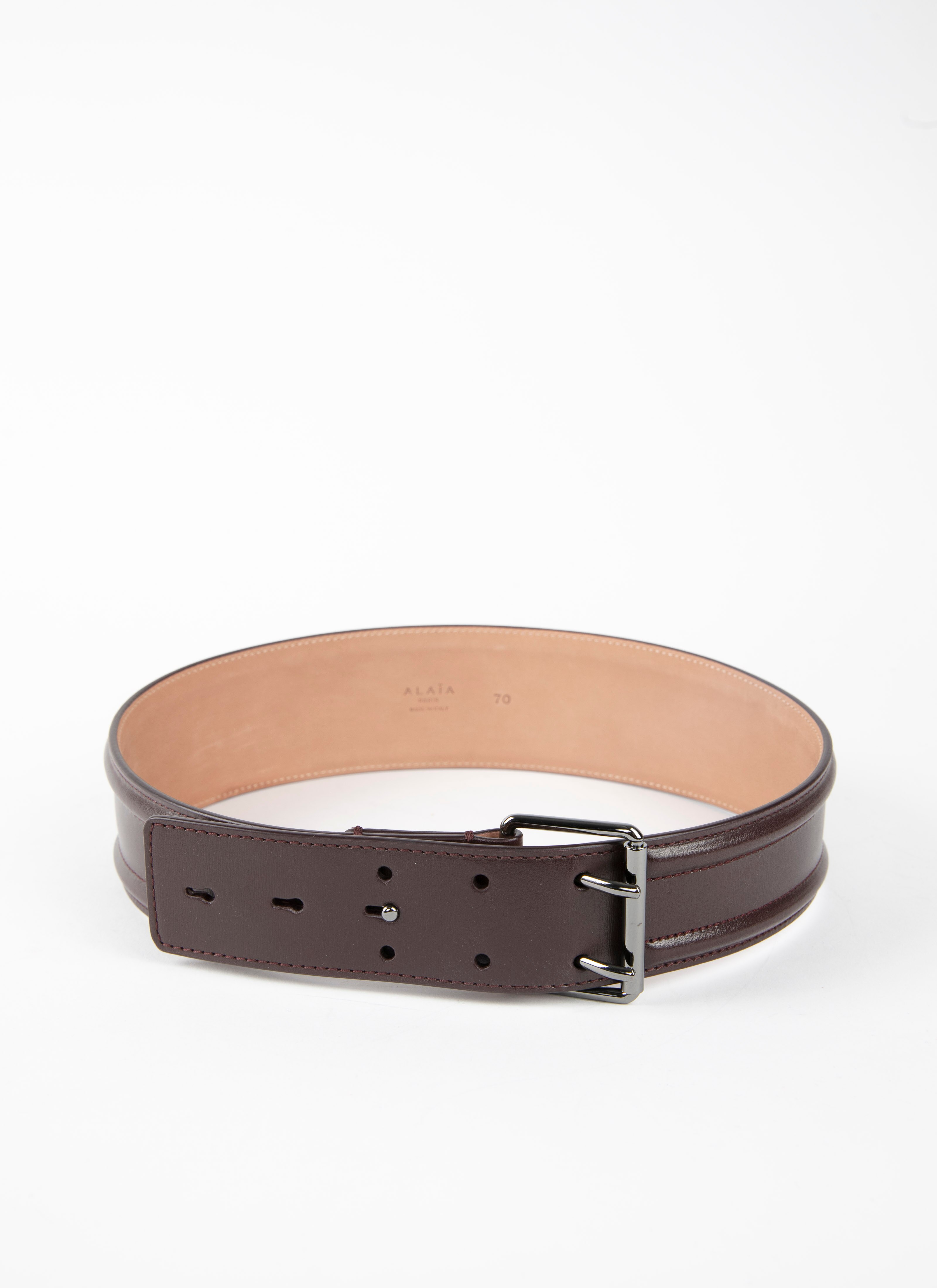 ALAÏA ALMANDITE BELTS