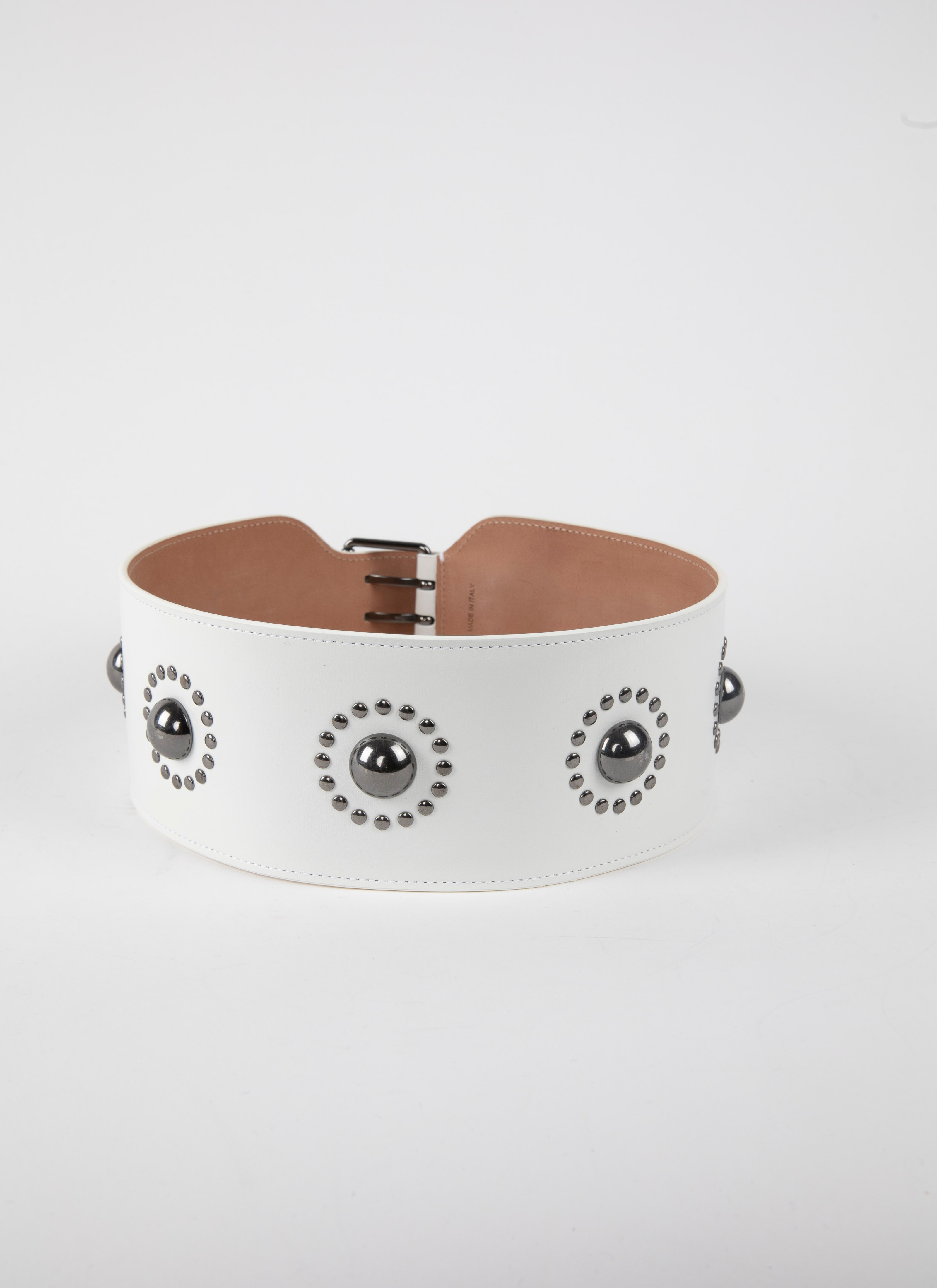 ALAÏA WHITE BELTS