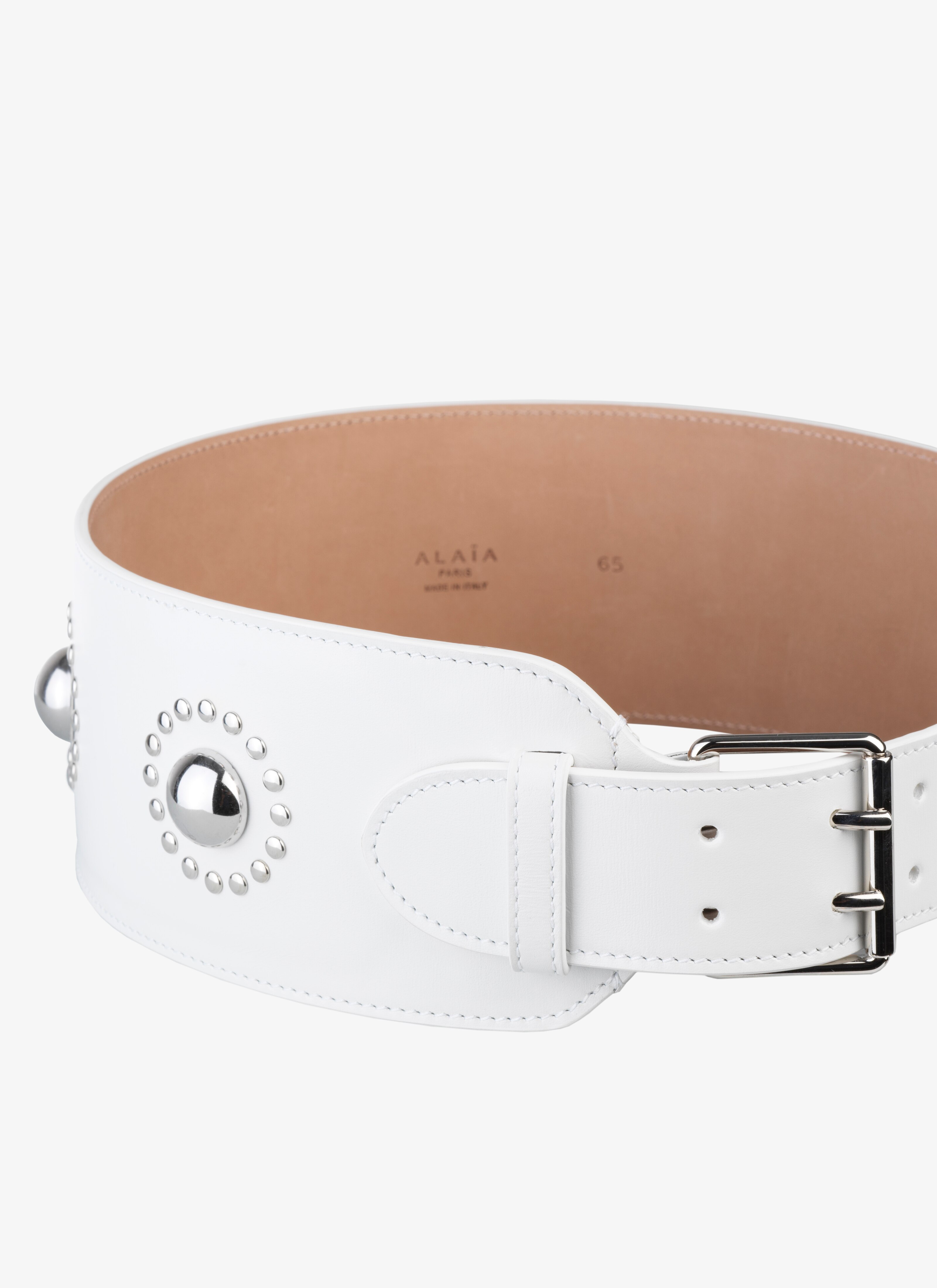 ALAÏA WHITE BELTS