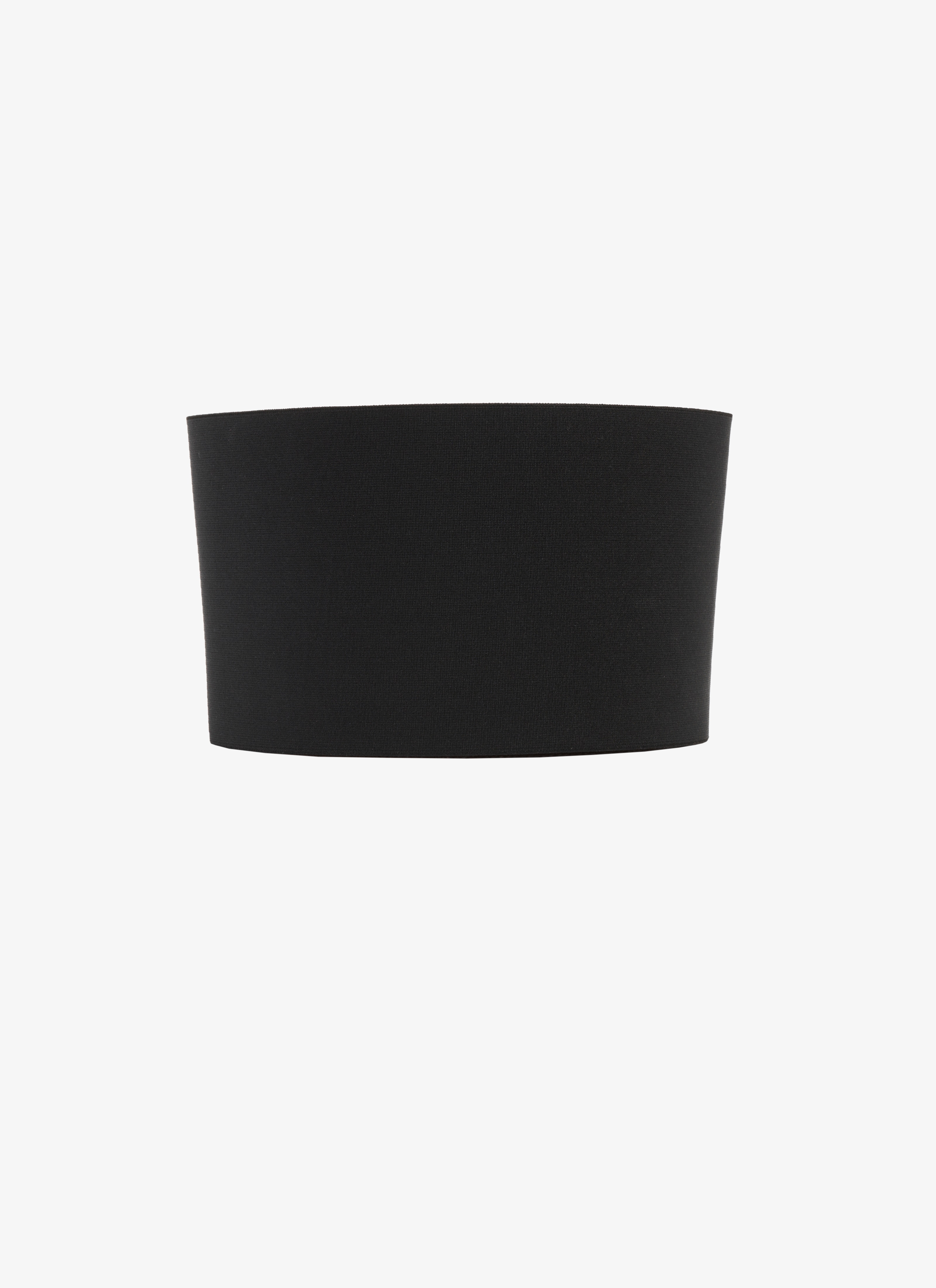 ALAÏA BLACK CORSET ELASTIQUE BELT IN STRETCH AND CALFSKIN