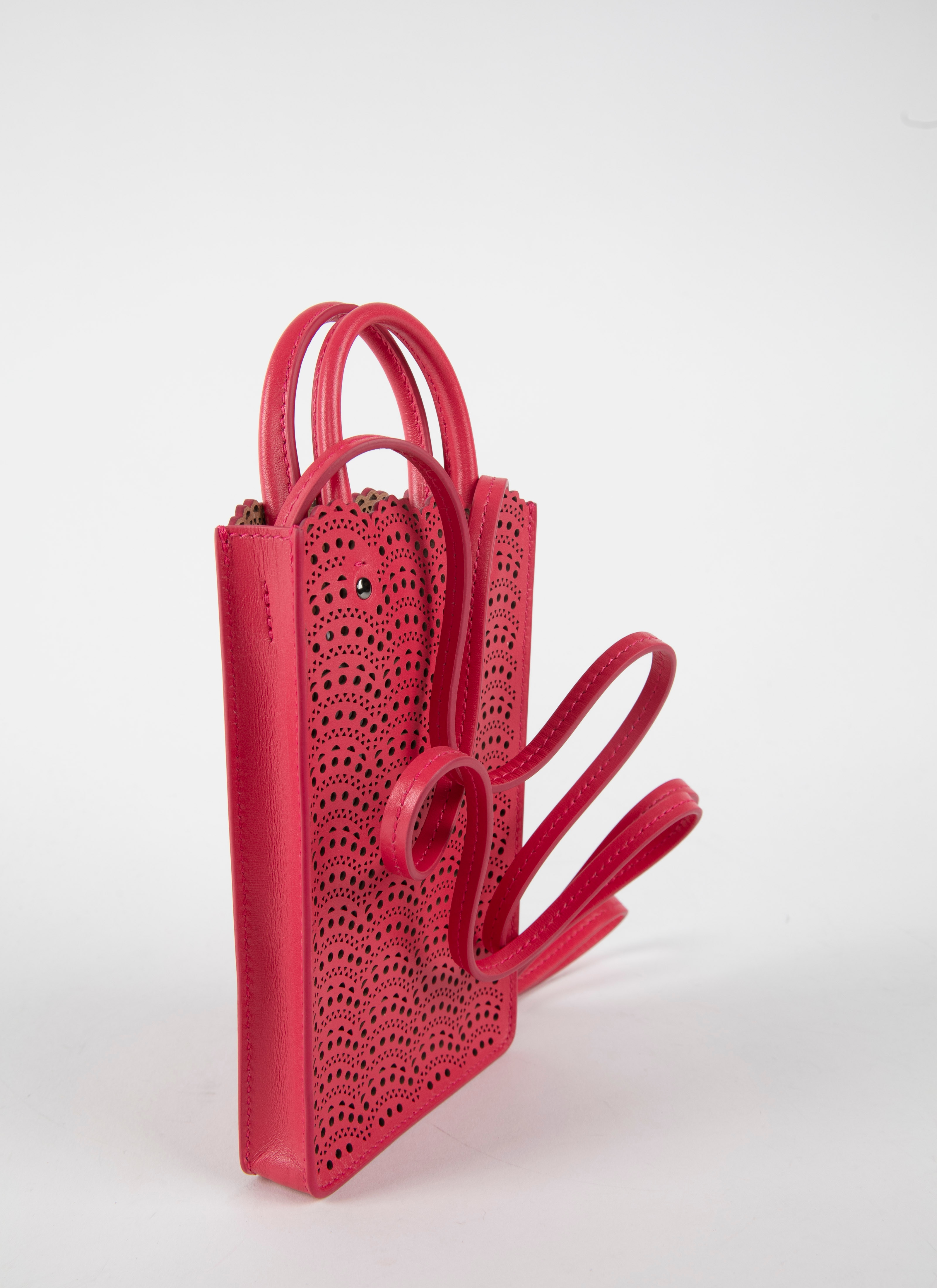 ALAÏA RASPBERRY PINK WALLET