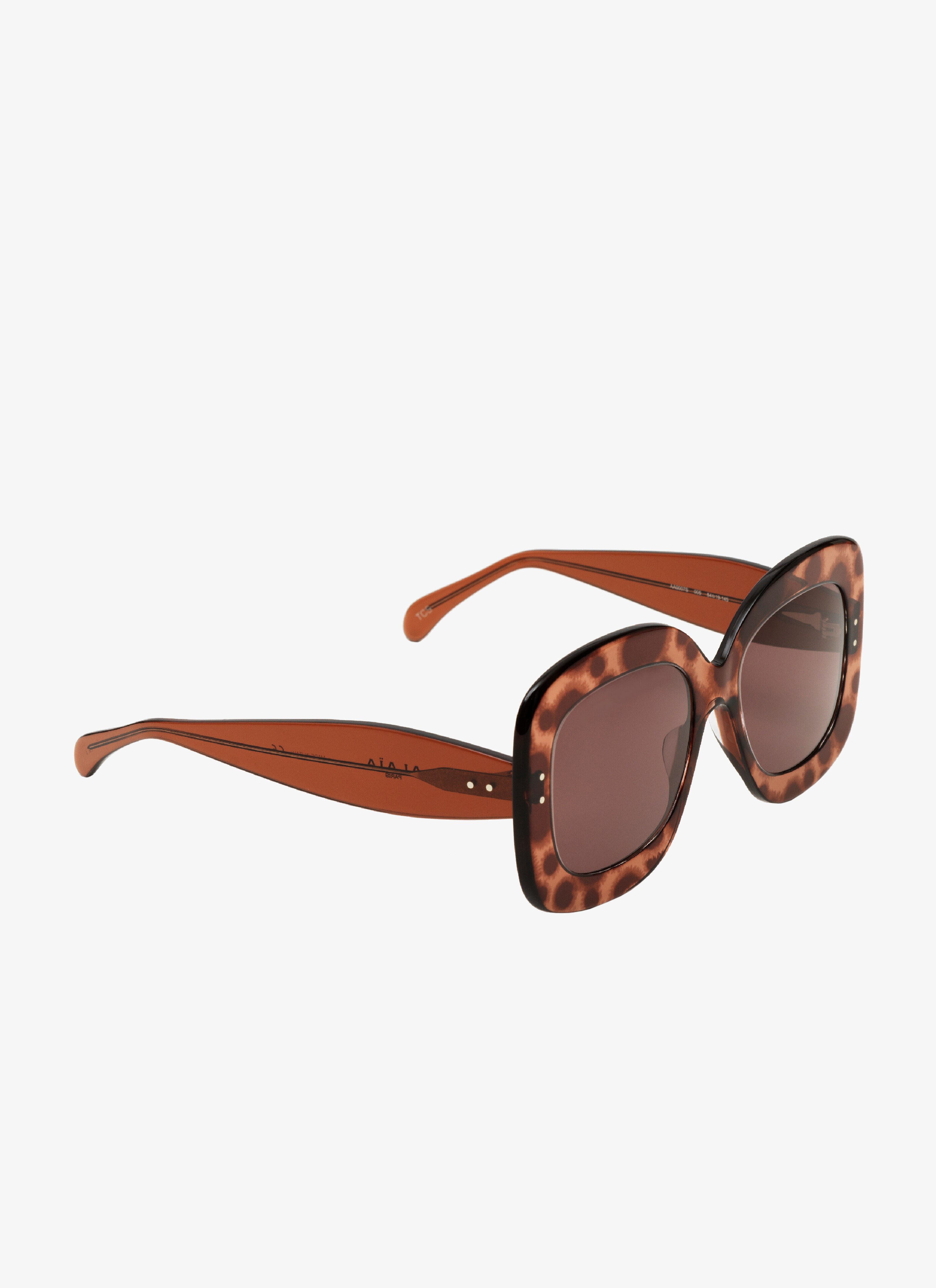 ALAÏA BROWN HAVANA SUNGLASSES