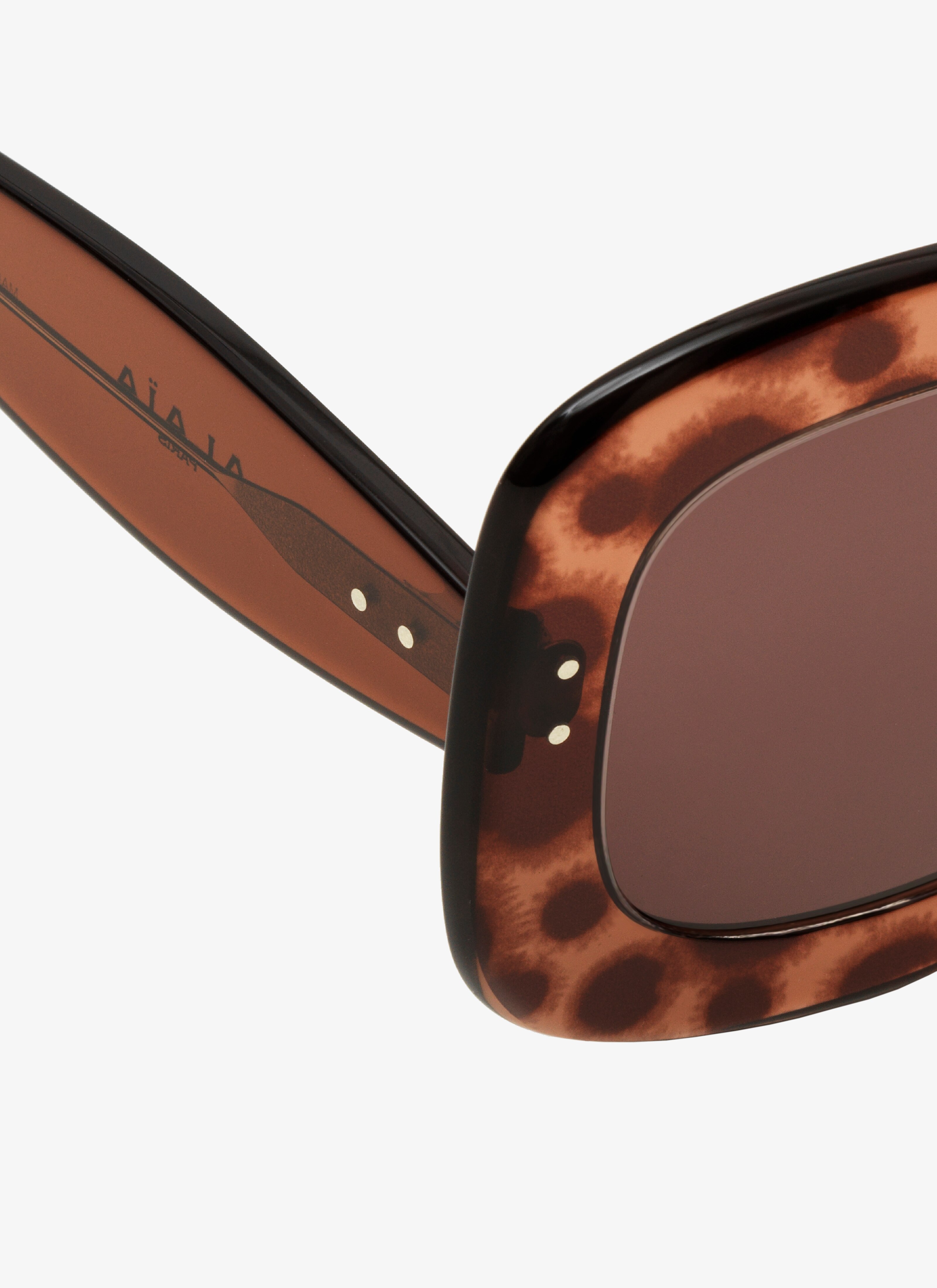 ALAÏA BROWN HAVANA SUNGLASSES