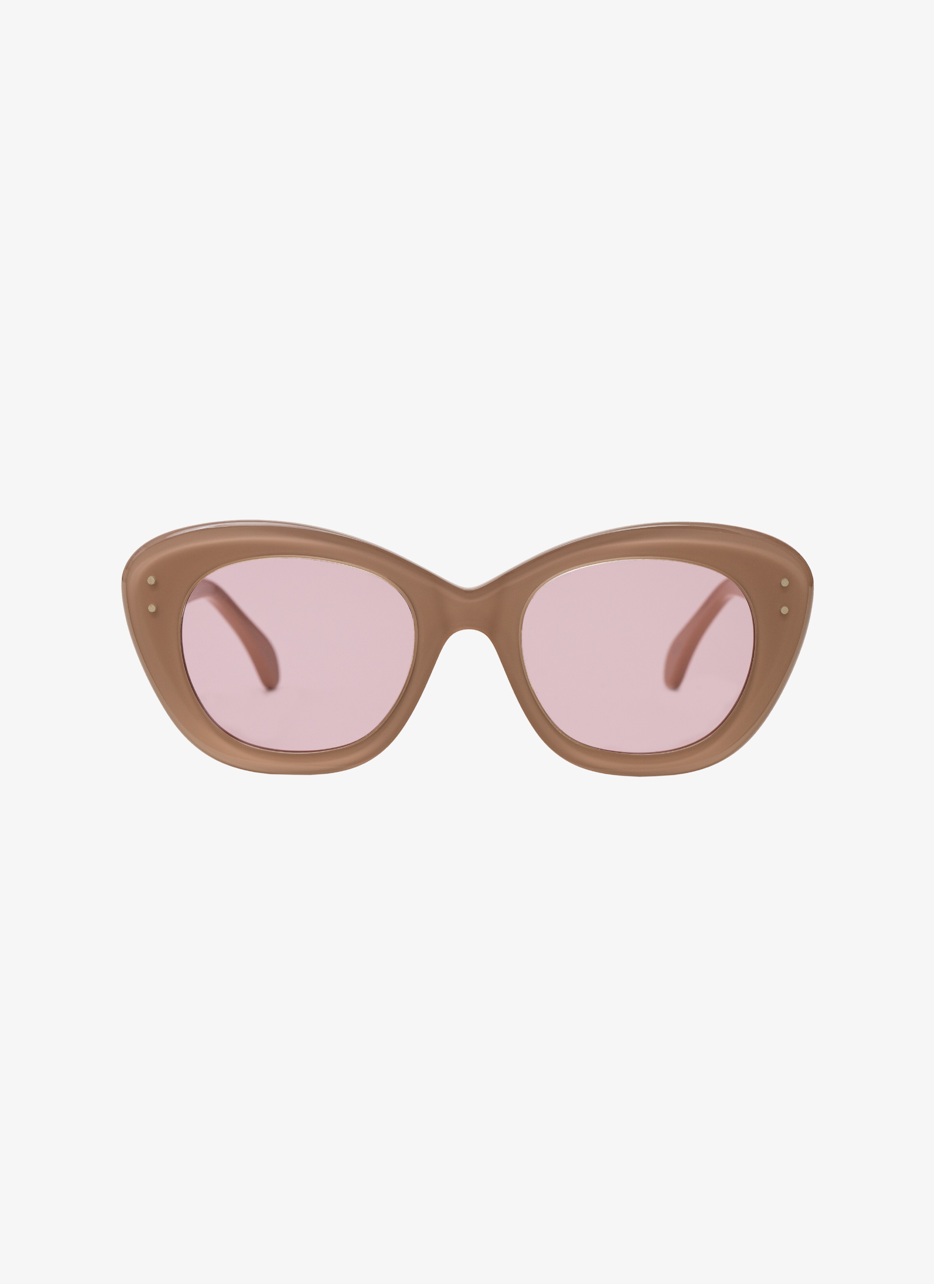 ALAÏA PALE PINK/VIOLET BEIGE SUNGLASSES