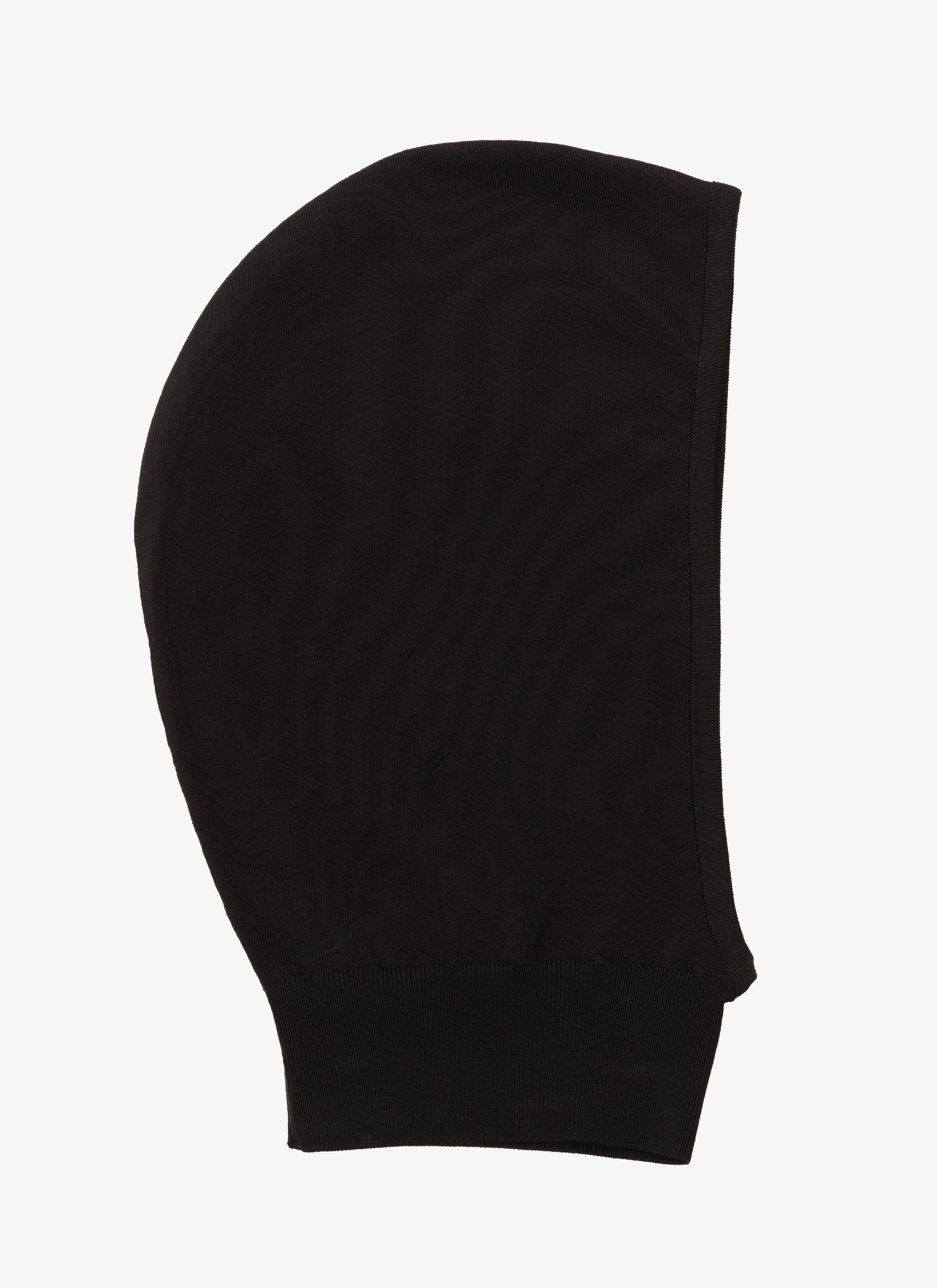 ALAÏA BLACK KNITTED HOOD