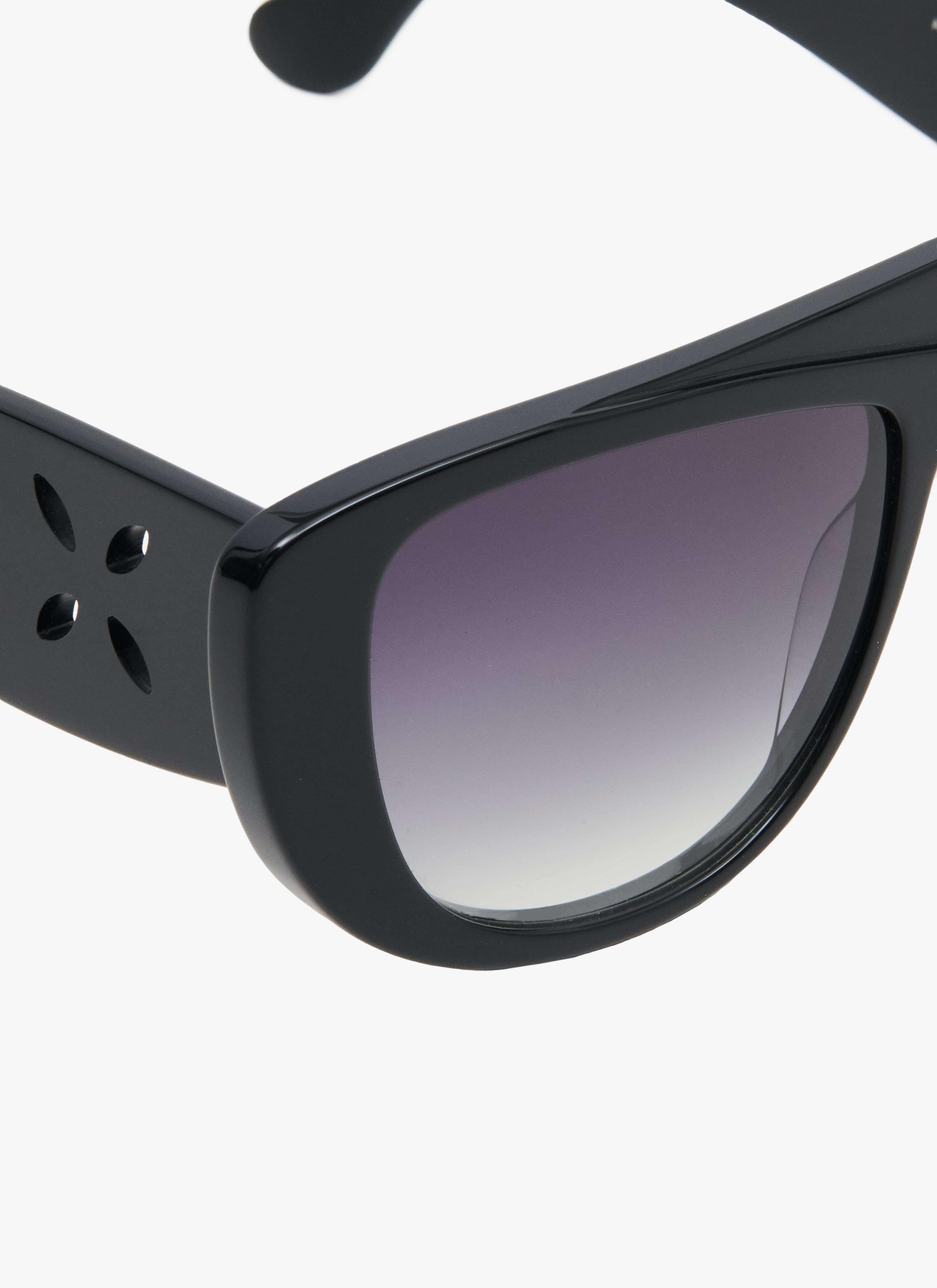 ALAÏA BLACK/GREY MASK SUNGLASSES