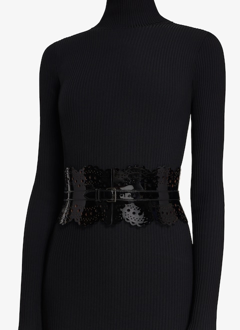 오픈워크 가죽 뷔스티에 벨트 - maison-alaia.com