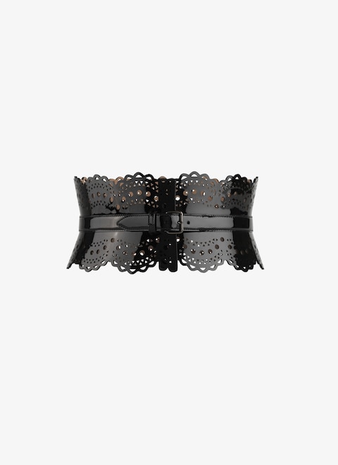 오픈워크 가죽 뷔스티에 벨트 - maison-alaia.com