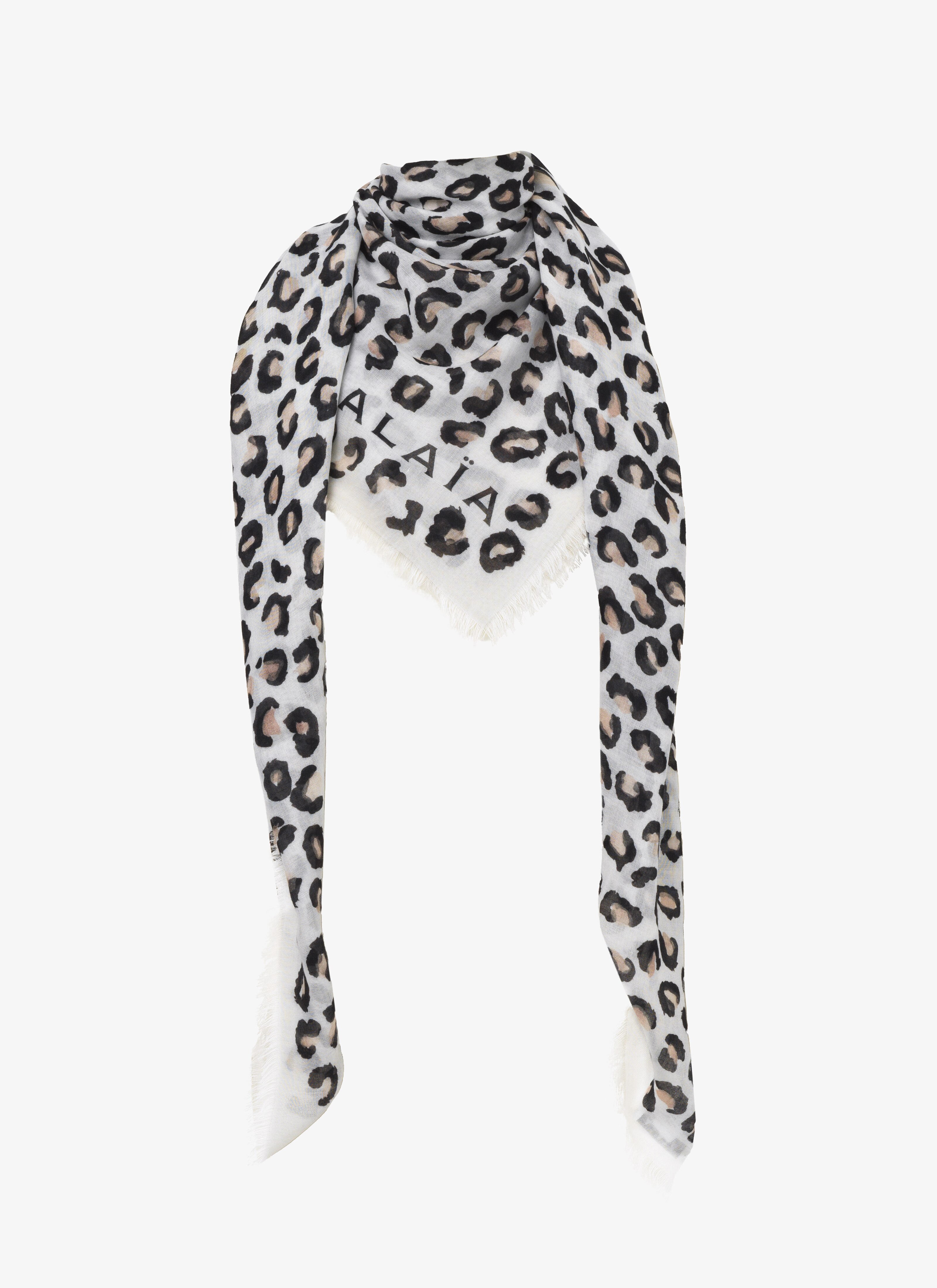 Leopard Pashmina - maison-alaia.com