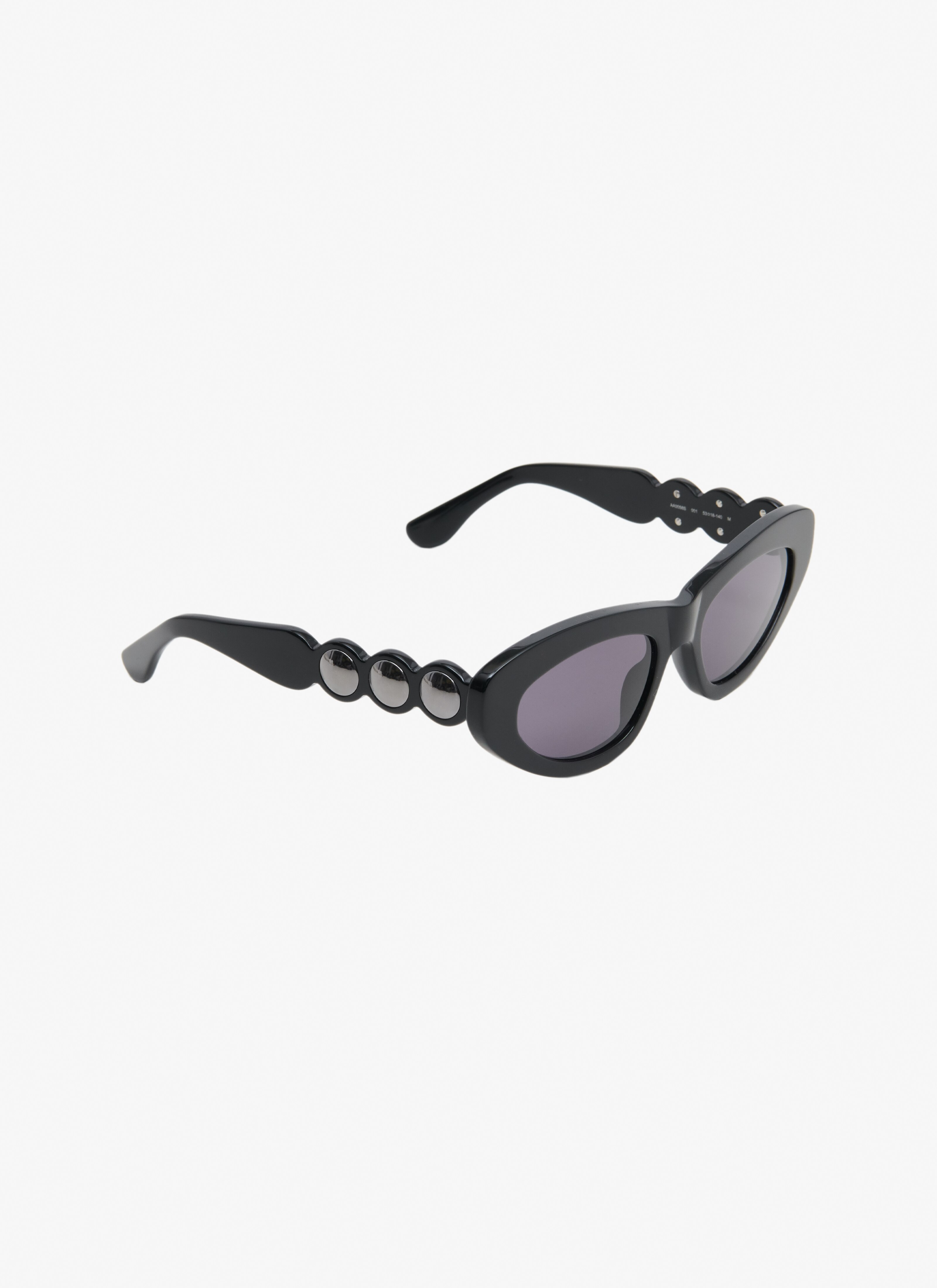 ALAÏA BLACK/GREY BUTTERFLY PEARL SUNGLASSES