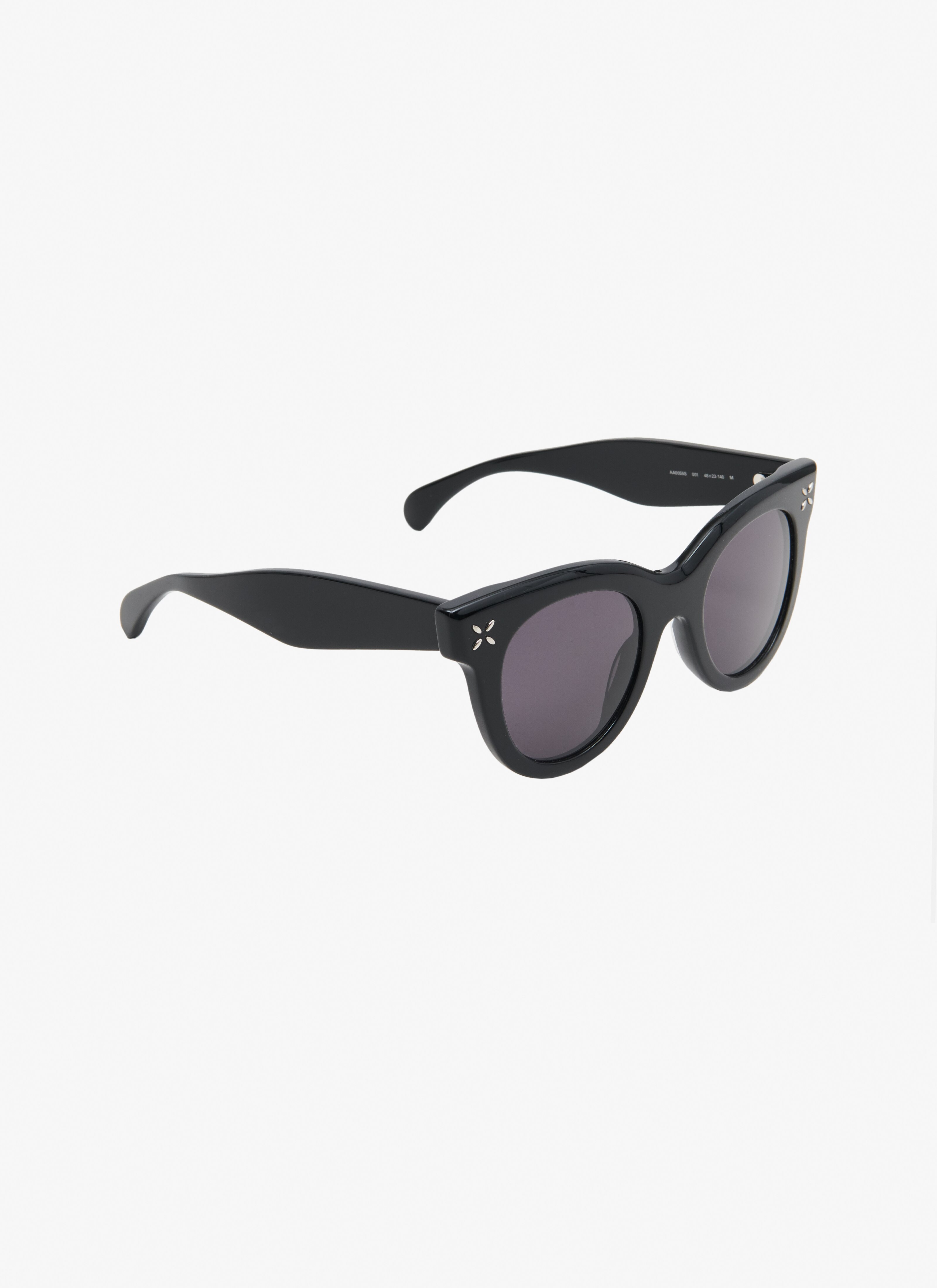ALAÏA BLACK/GREY CAT EYE SUNGLASSES