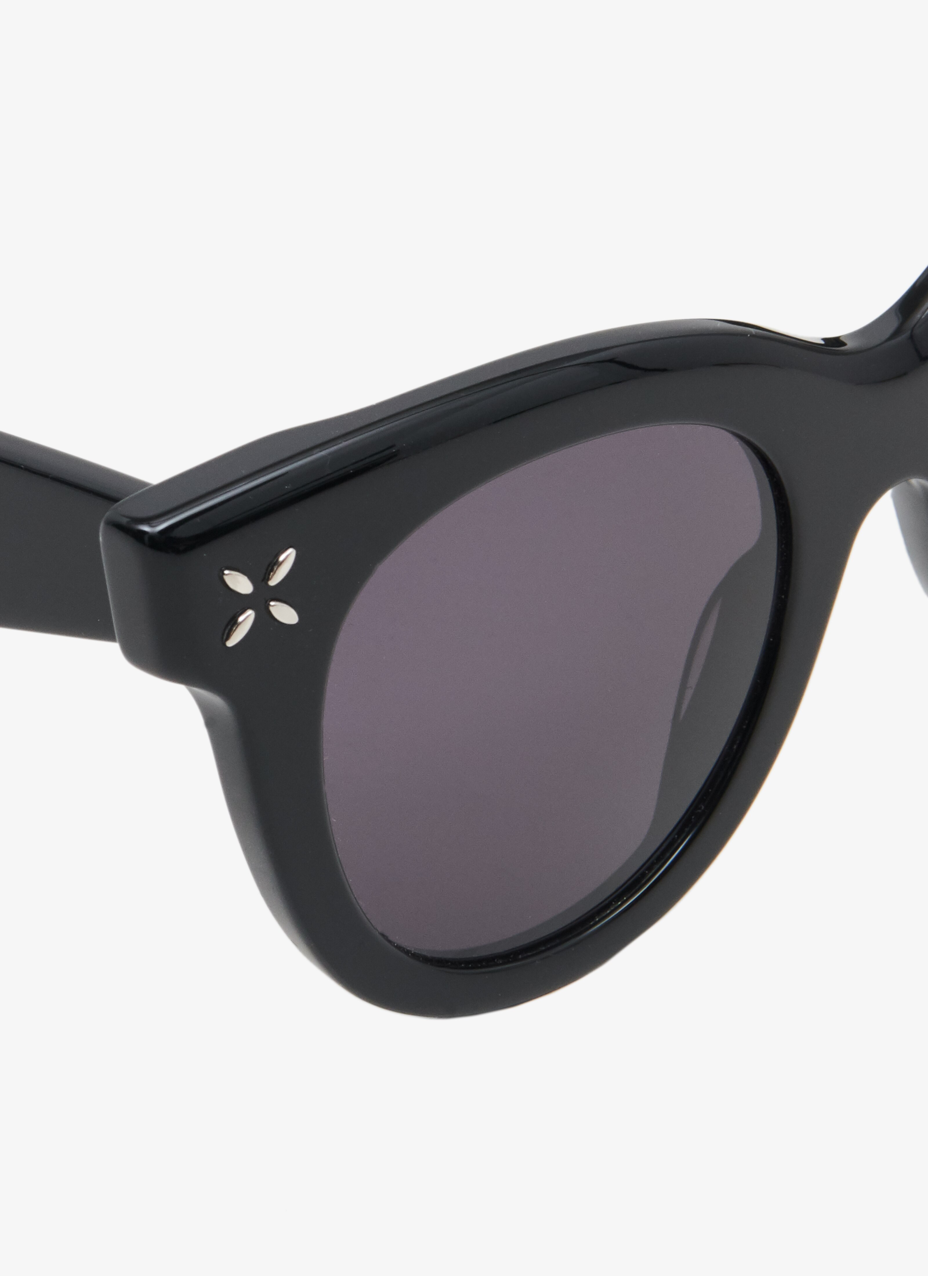 ALAÏA BLACK/GREY CAT EYE SUNGLASSES
