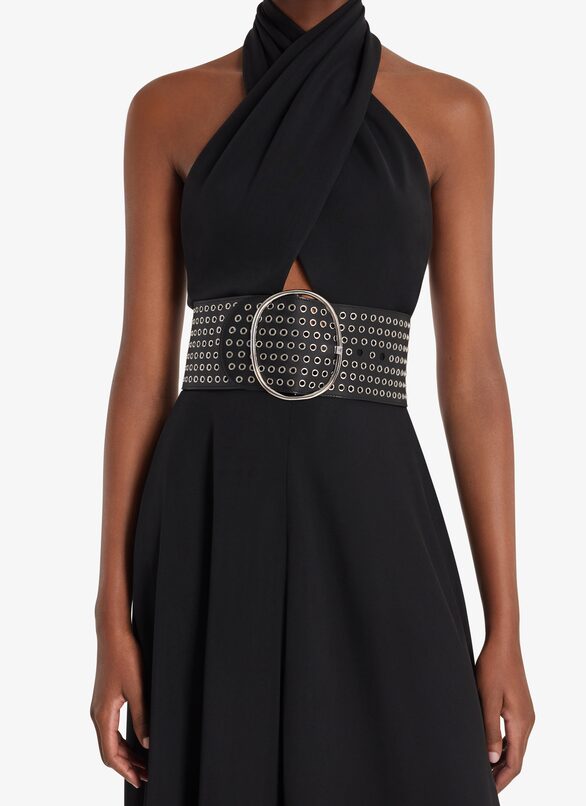 Ovale buckle Belt ALAÏA BLACK OVALE BUCKLE BELT