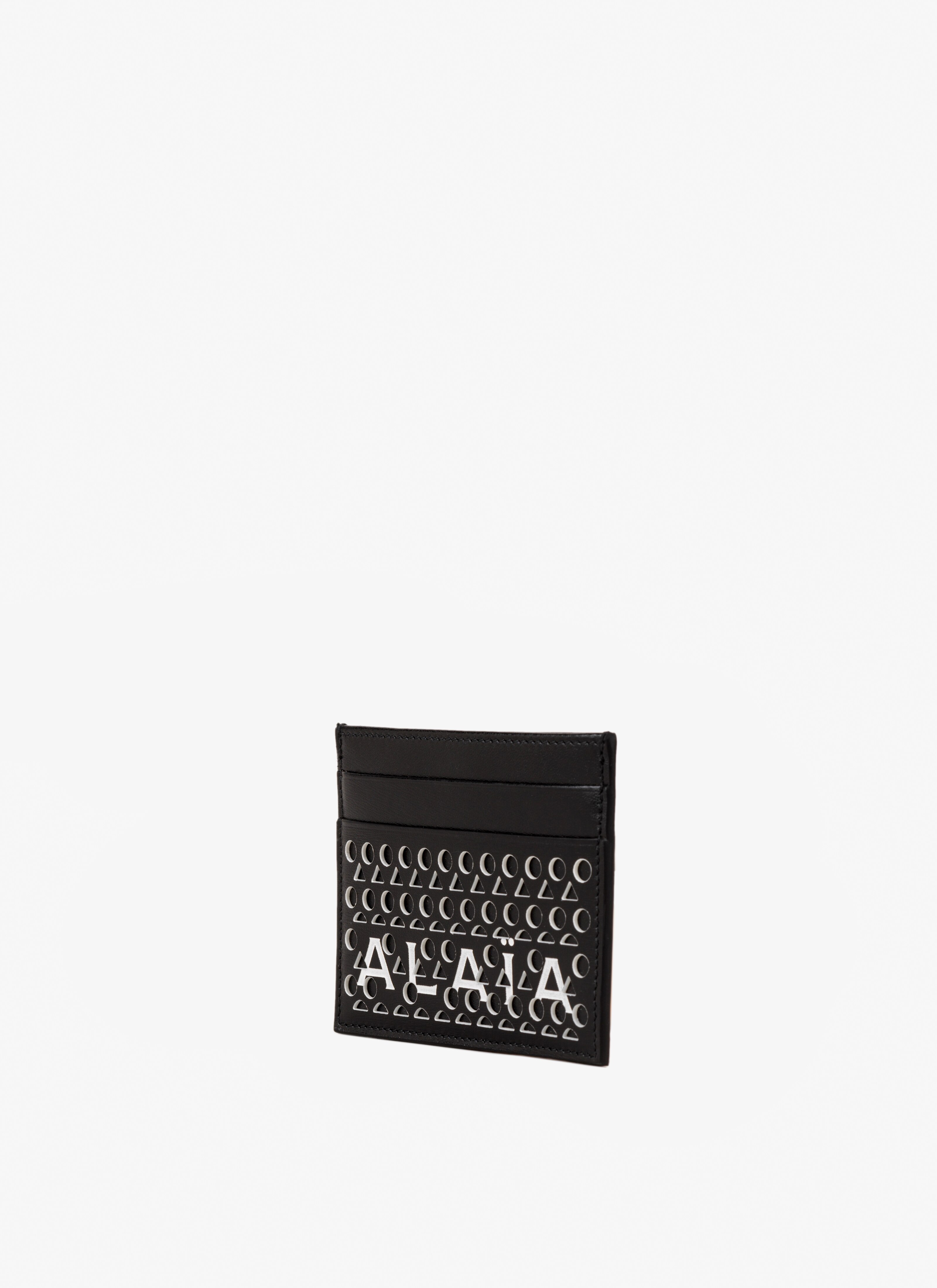 Openwork Logo cardholder
 - maison-alaia.com