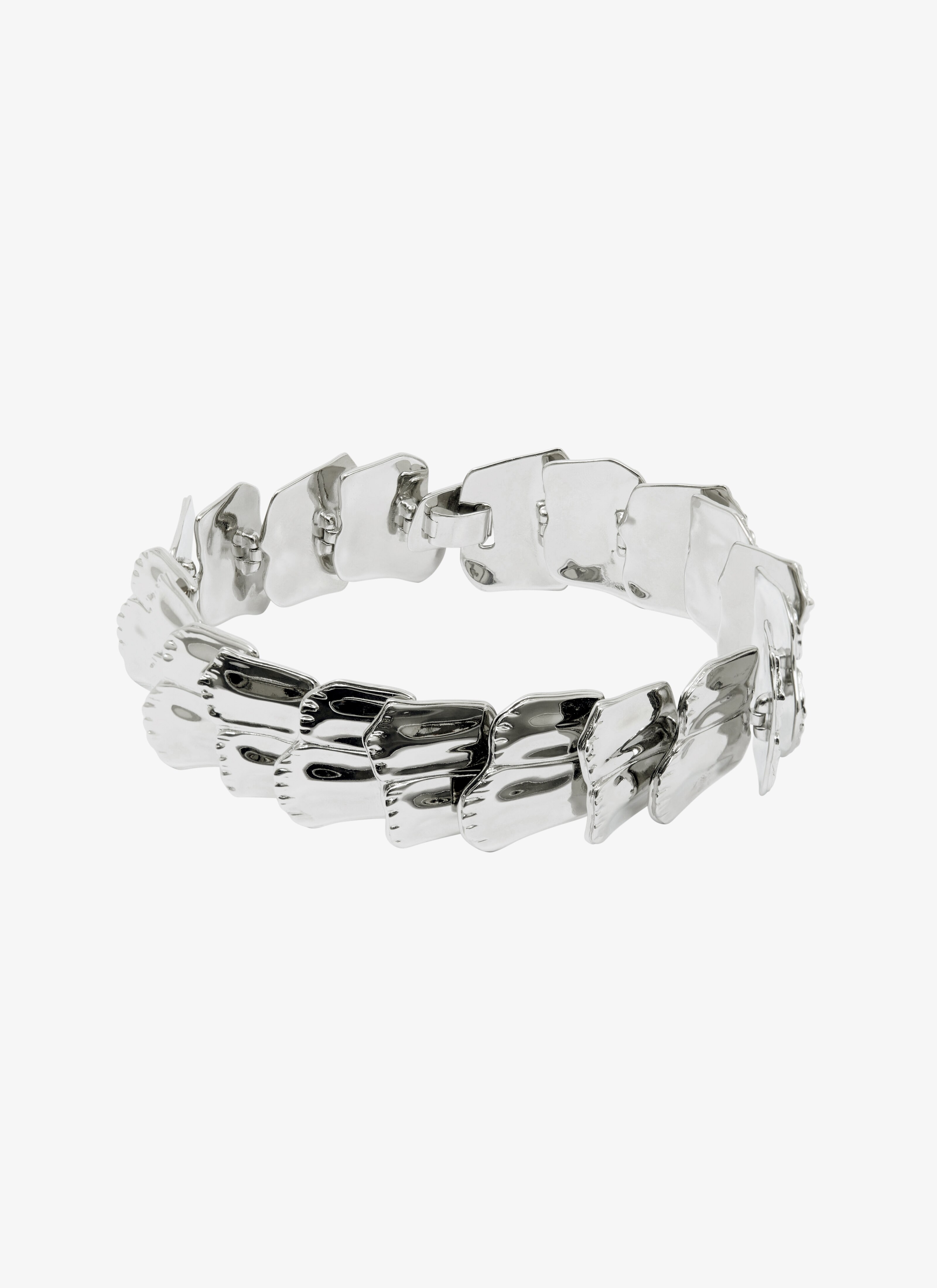 Croco necklace in brass - maison-alaia.com