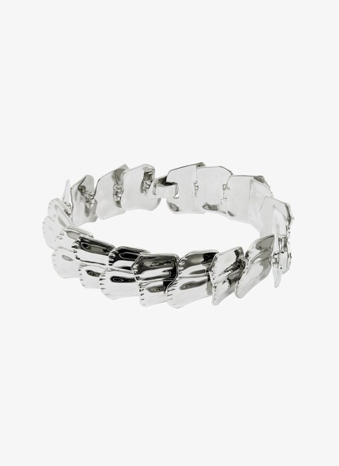 Croco necklace in brass - maison-alaia.com
