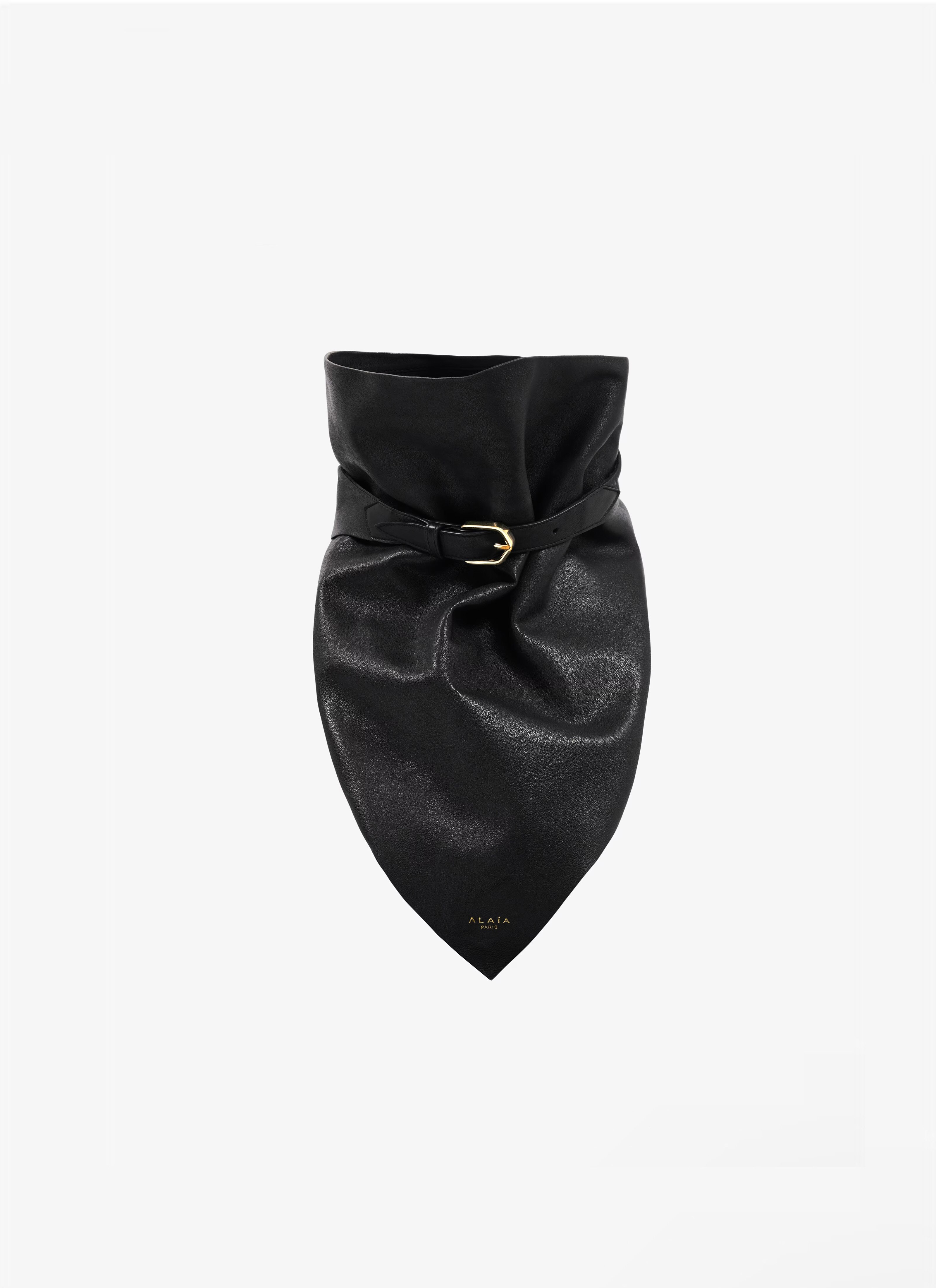 Bandana in nappa leather - maison-alaia.com